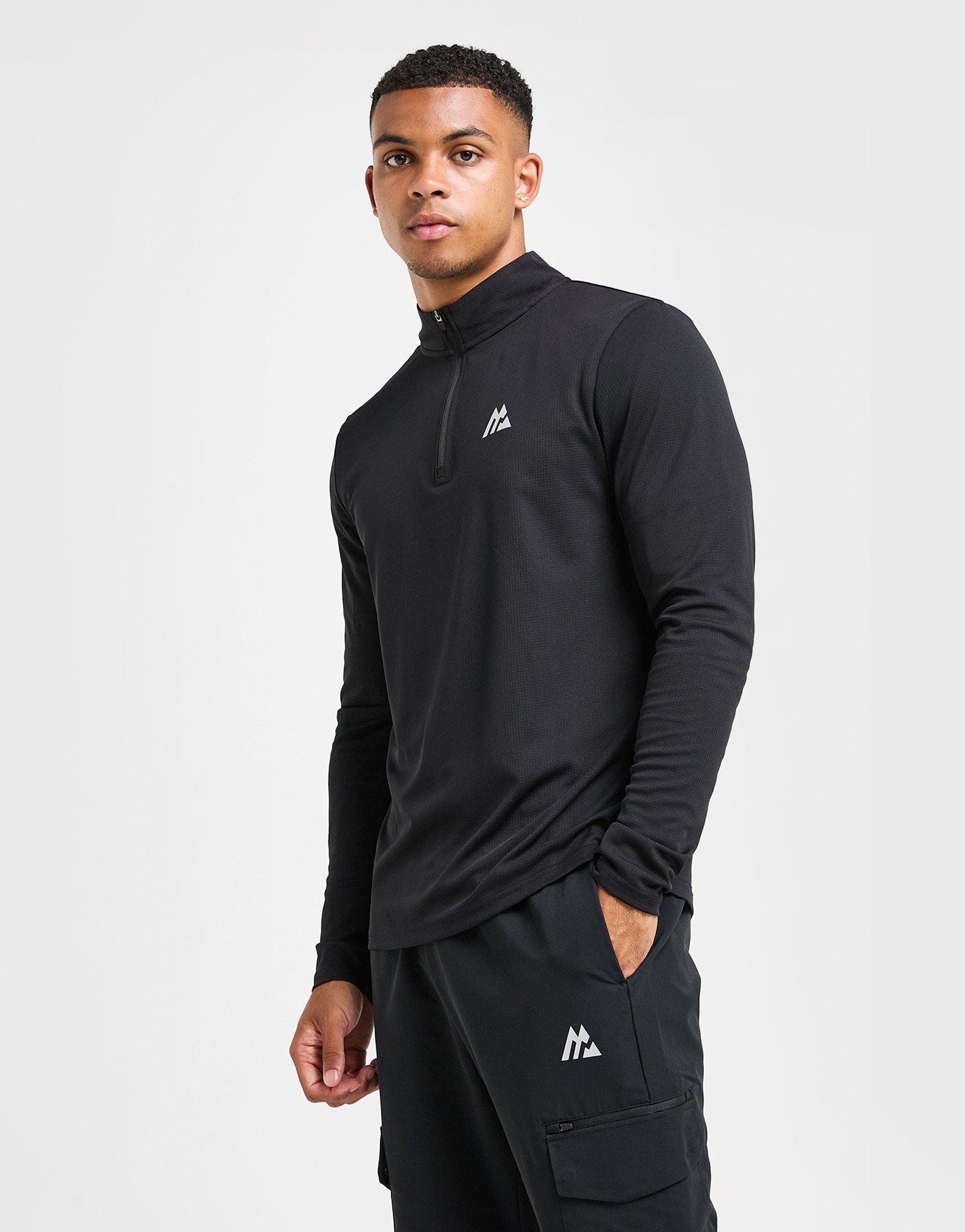 MONTIREX Peak Grid 1/4 Zip Top