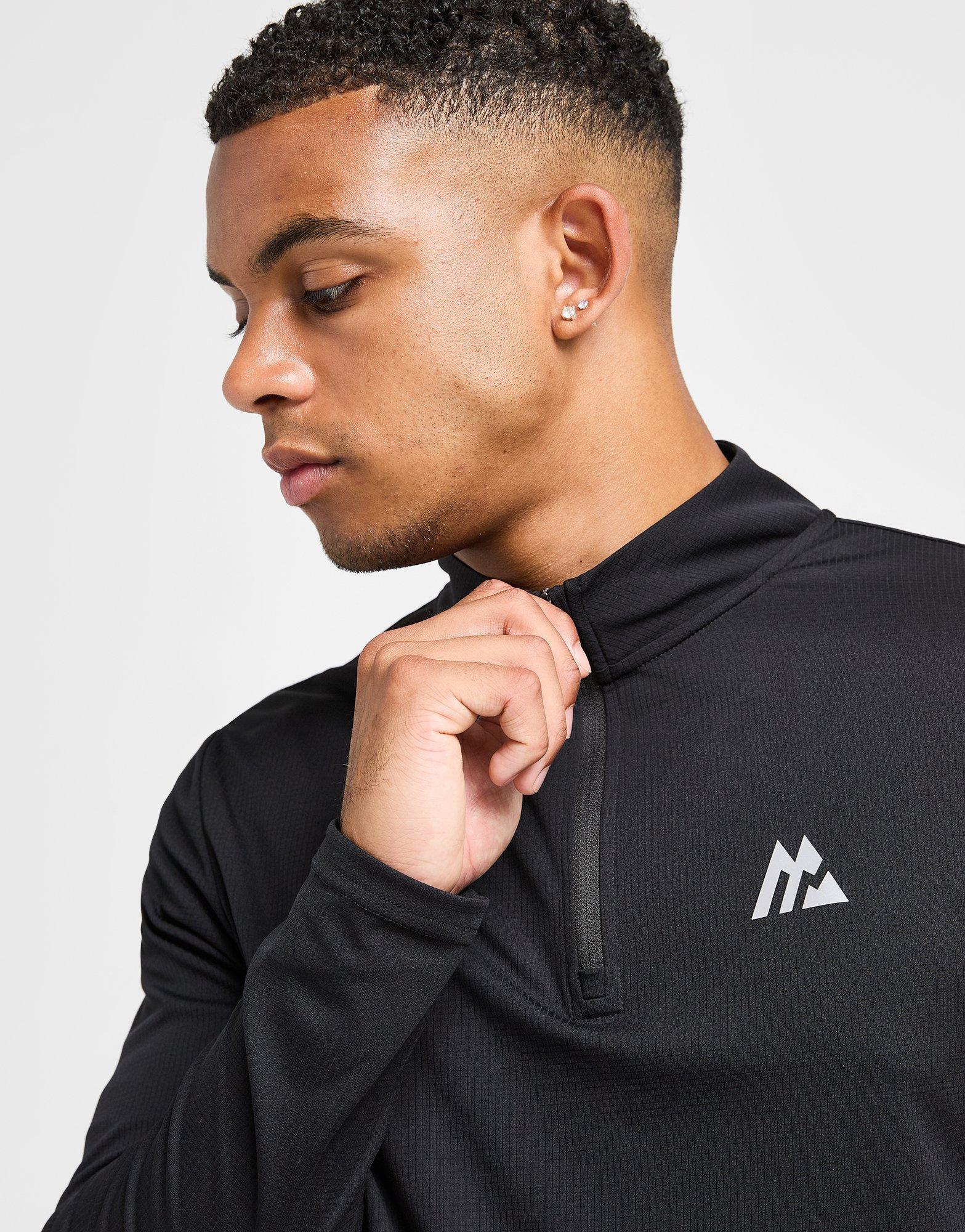 MONTIREX Peak Grid 1/4 Zip Top