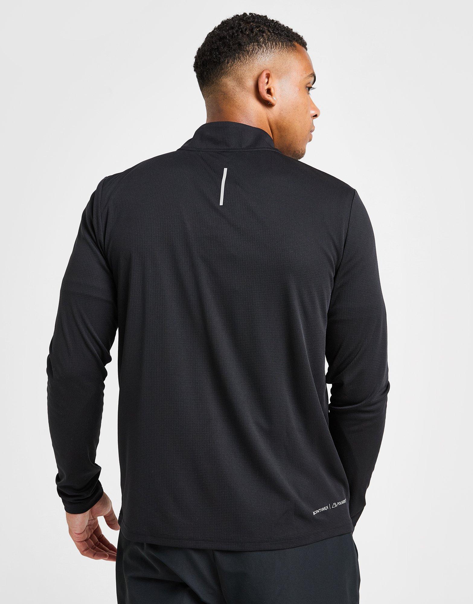 MONTIREX Peak Grid 1/4 Zip Top