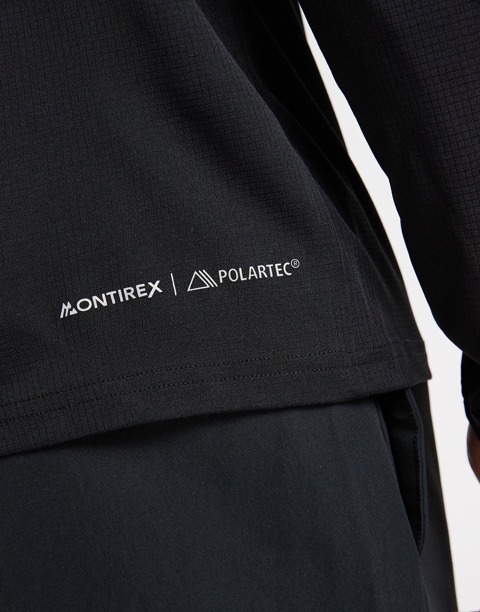 MONTIREX Peak Grid 1/4 Zip Top