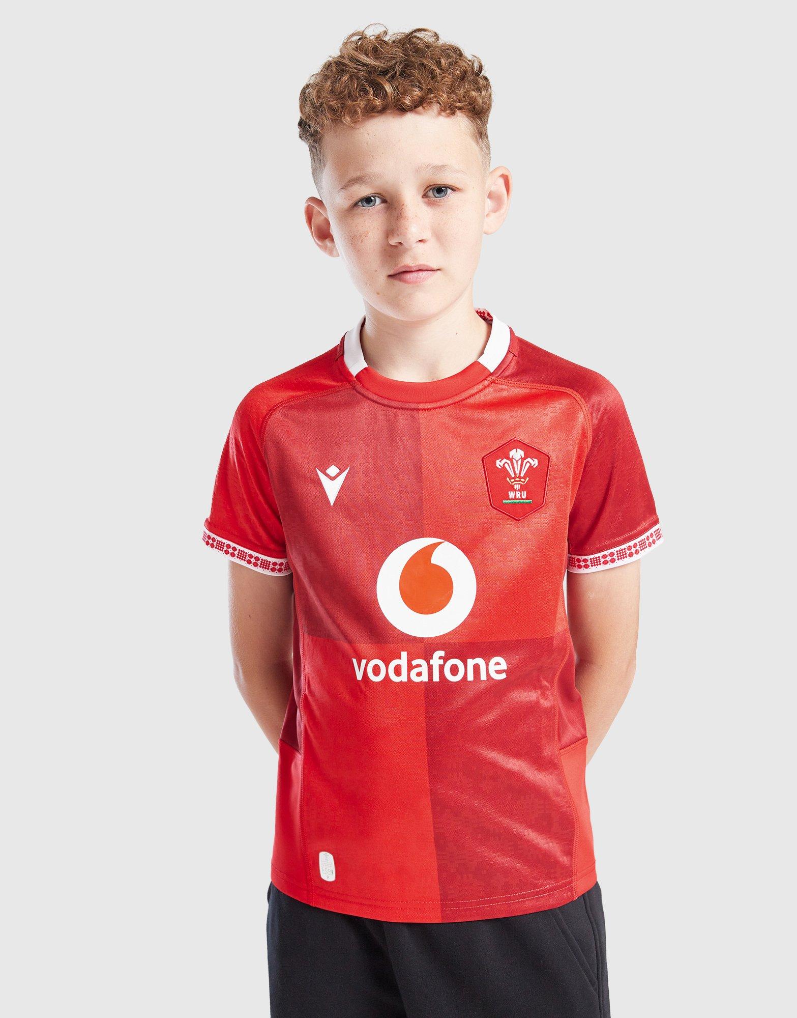 Macron Welsh Rugby 2025/26 Home Shirt Junior