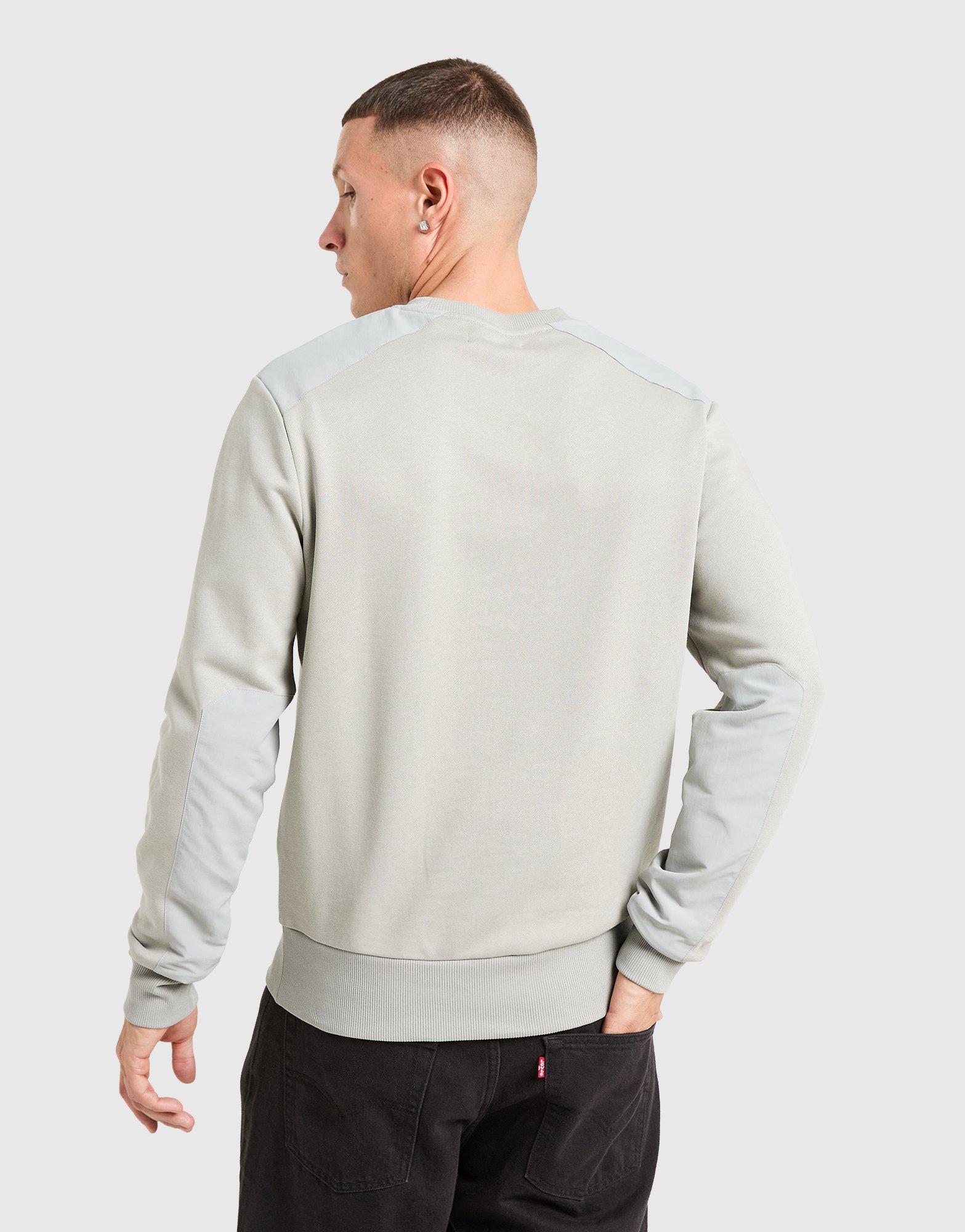Fred Perry Badge Panel Crew Sweatshirt