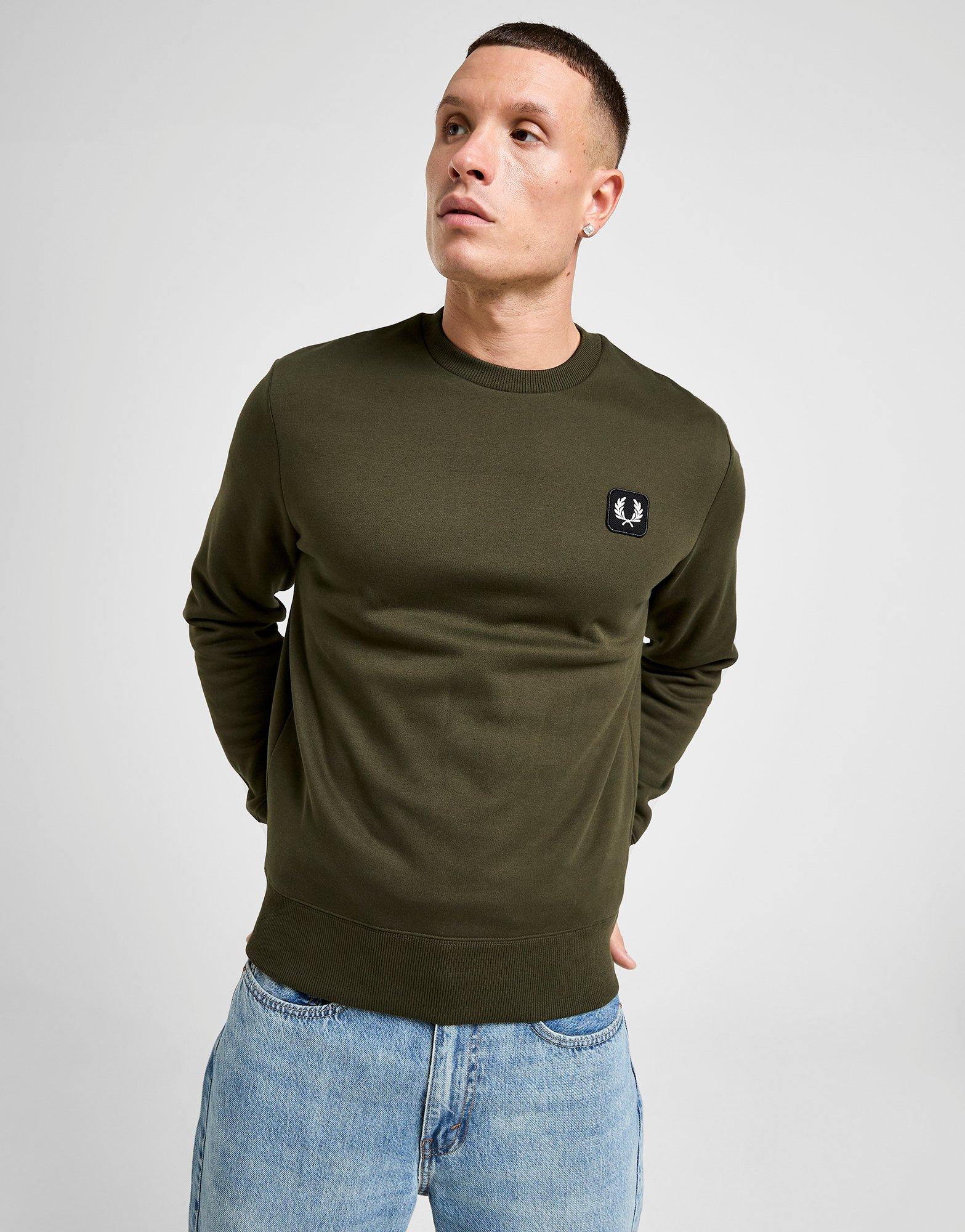 Fred Perry Badge Crew Sweatshirt