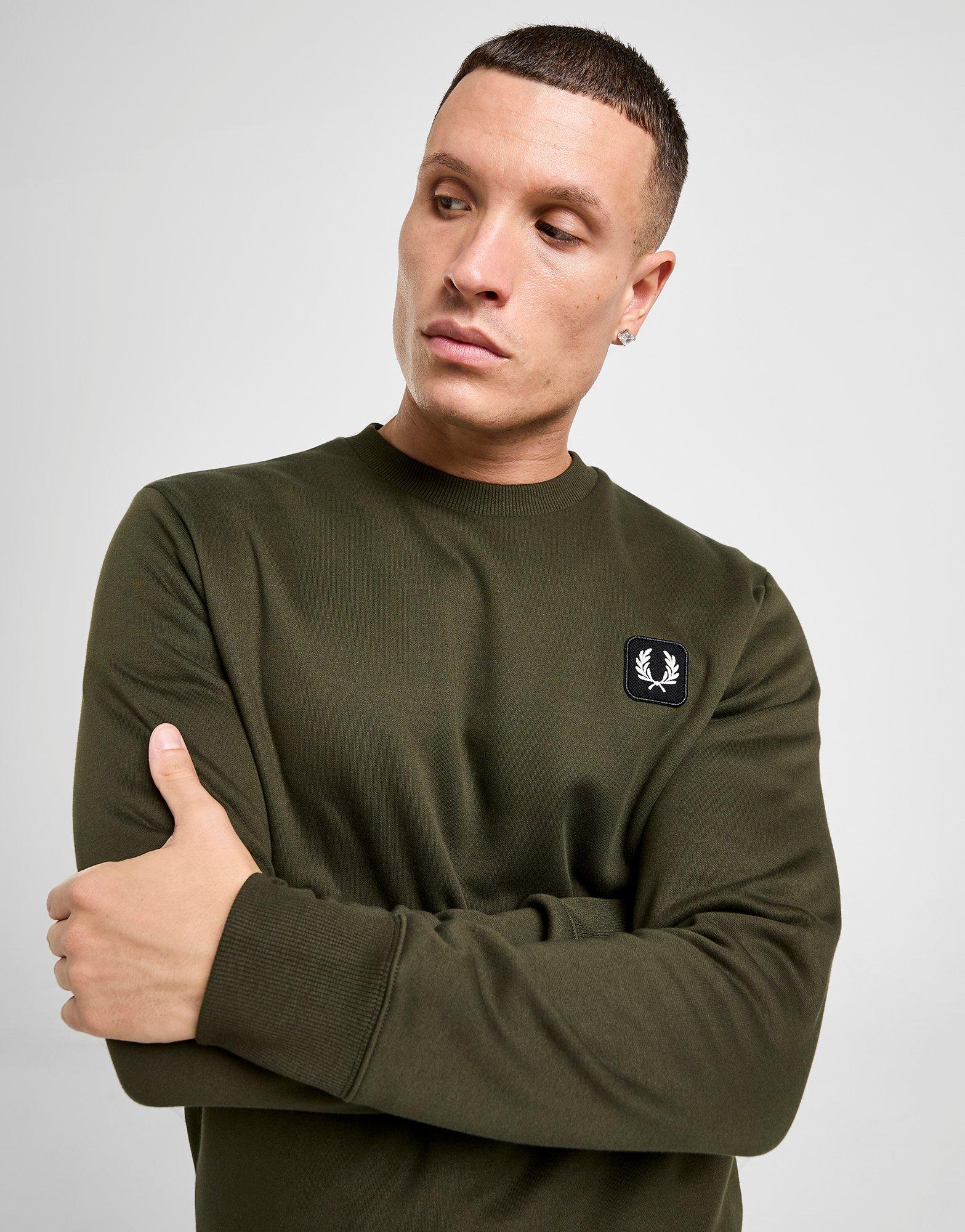 Fred Perry Badge Crew Sweatshirt