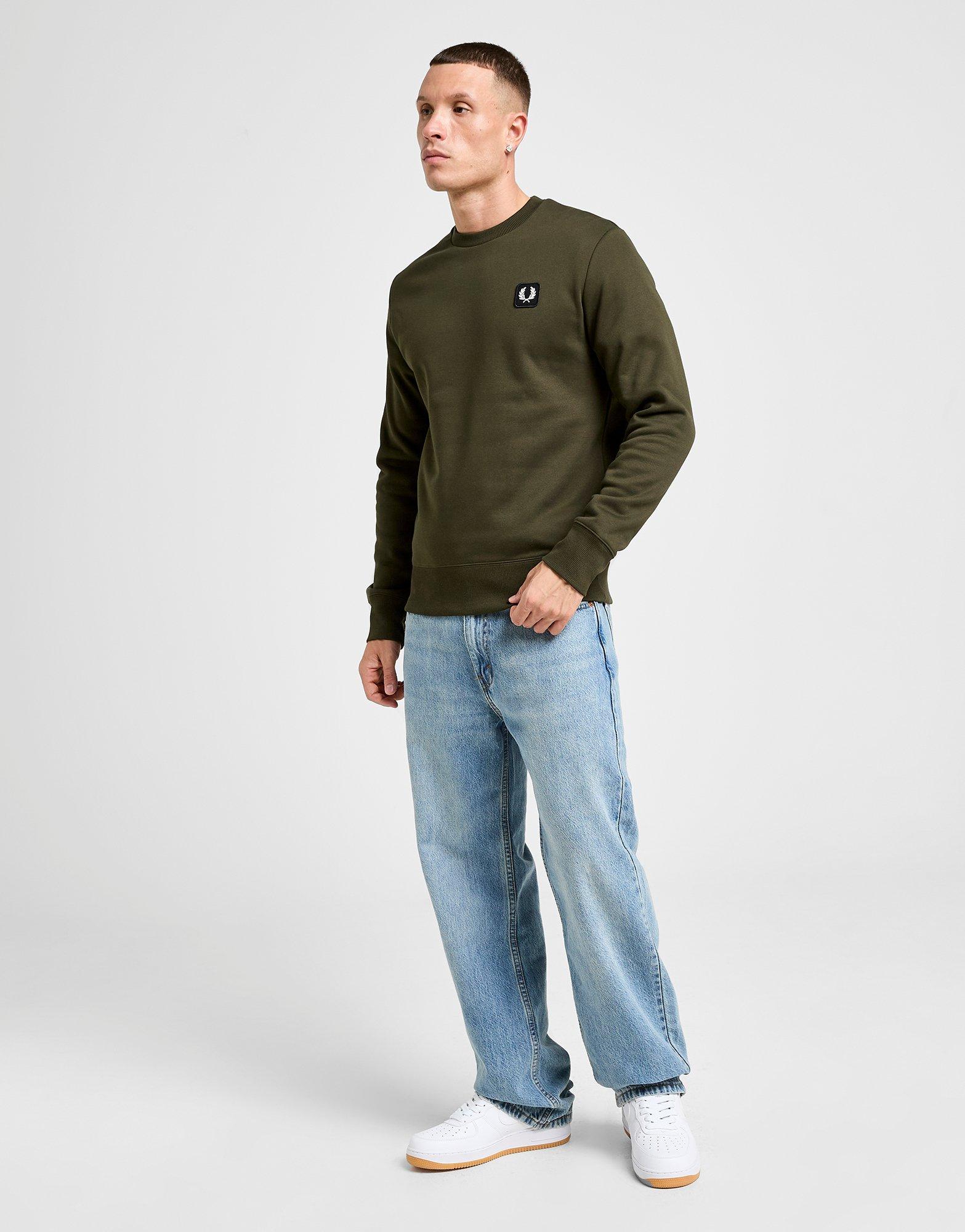 Fred Perry Badge Crew Sweatshirt