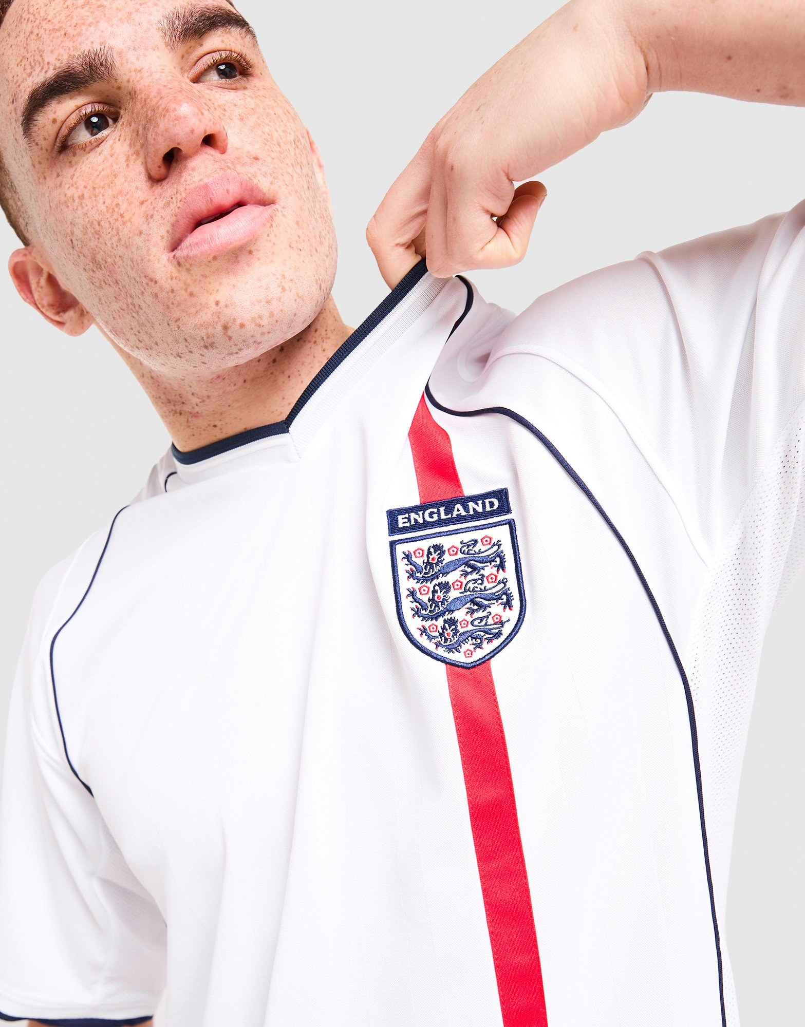 Score Draw England '02 Home Retro Shirt Herren