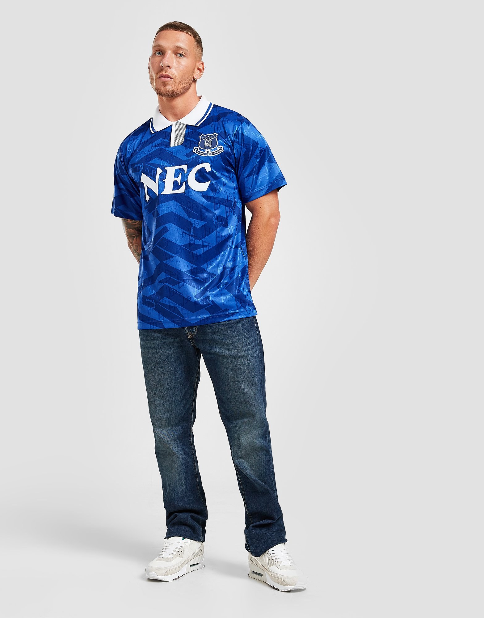 Score Draw Everton FC '92 Retro Heim Shirt