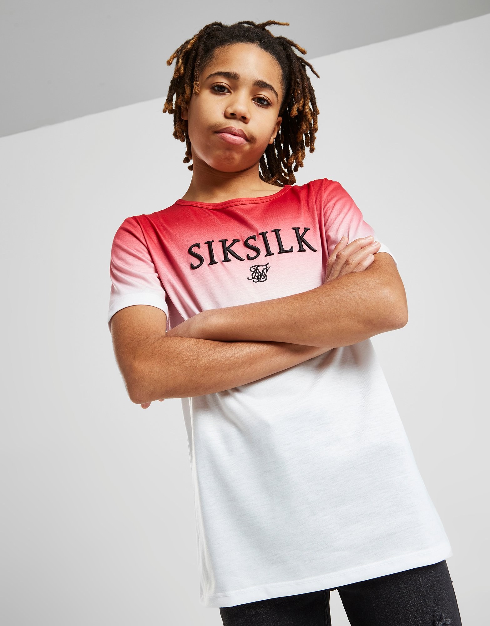 SikSilk High Fade T-Shirt Kinder