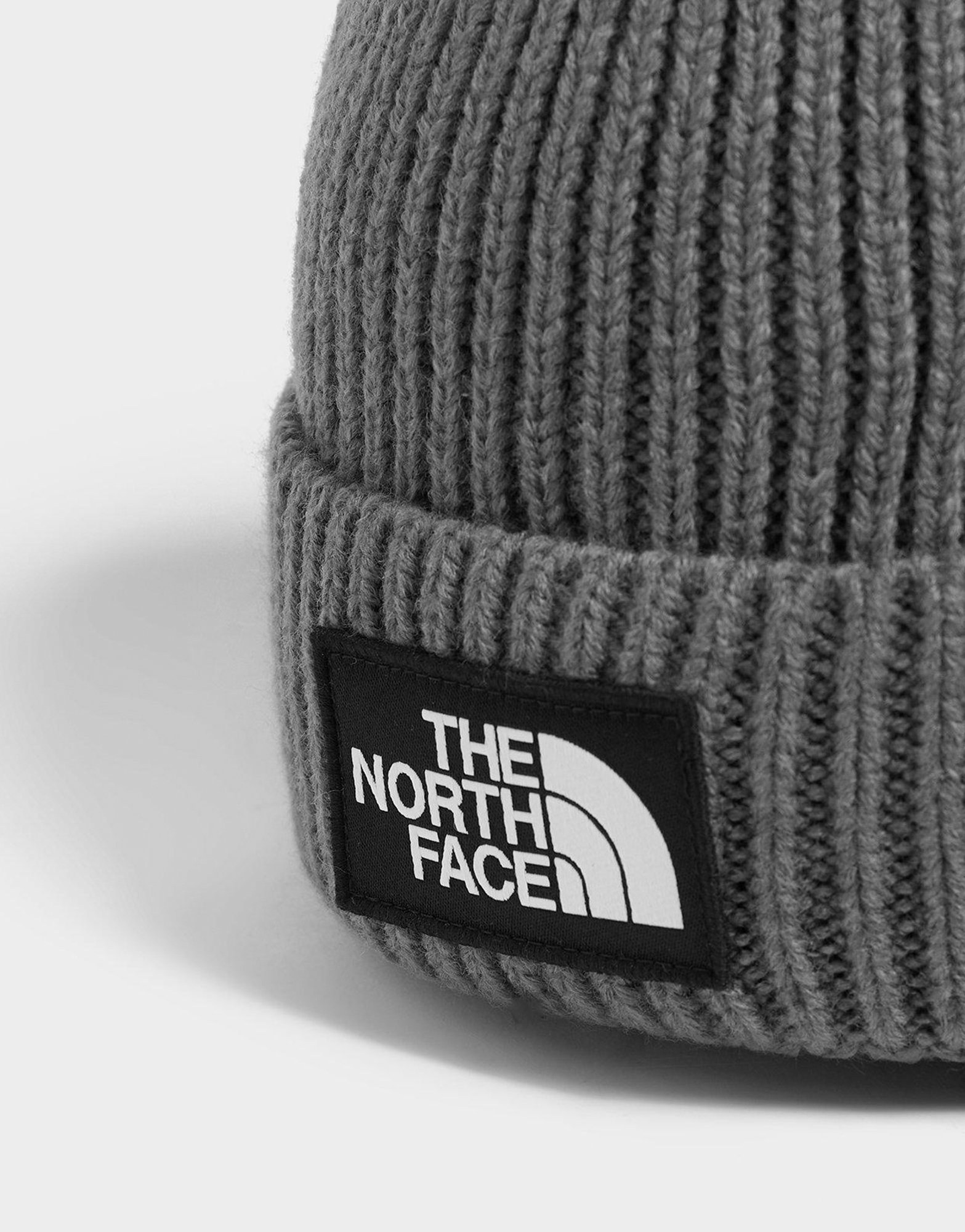 The North Face Logo Box Cuffed Beanie Mütze