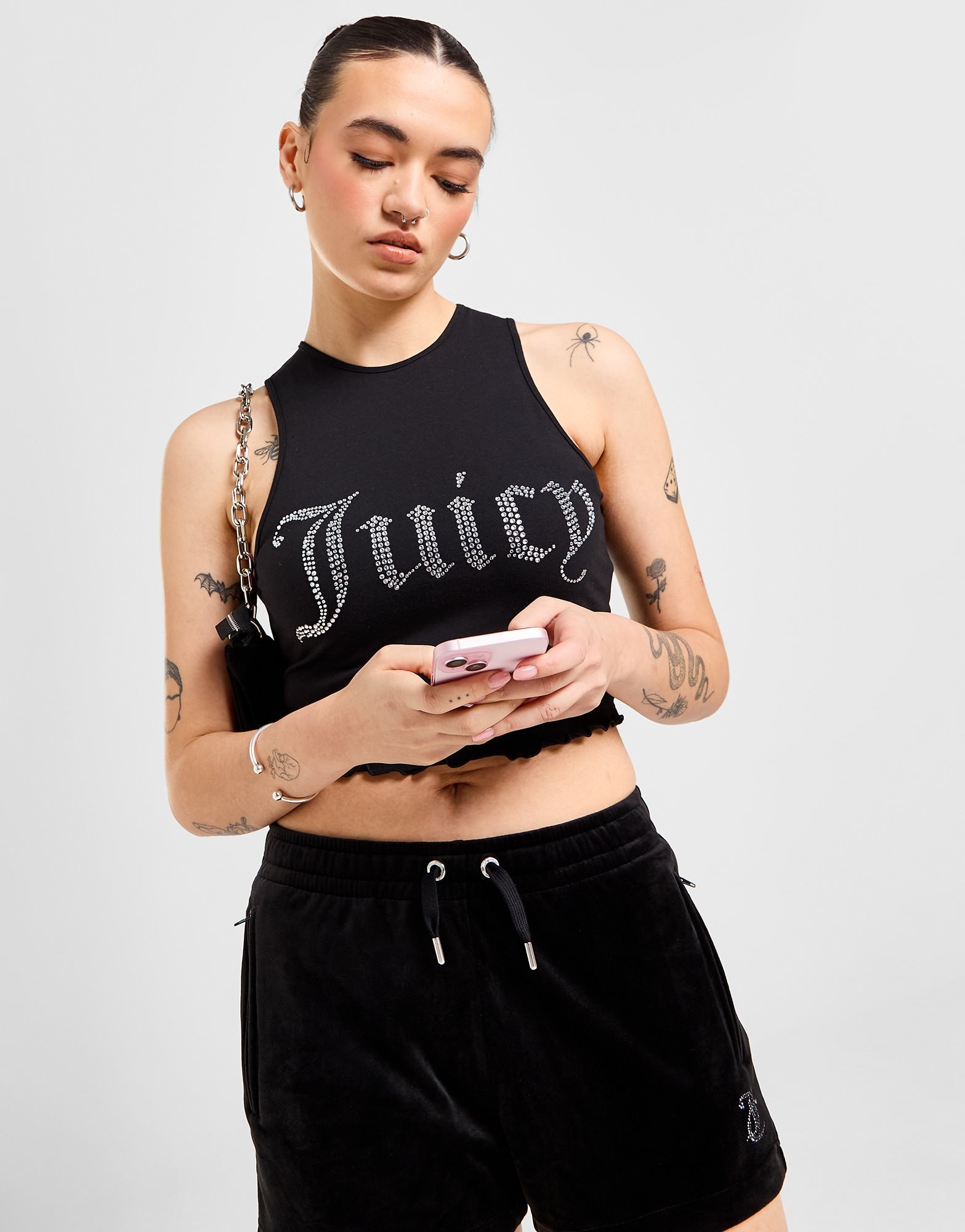 JUICY COUTURE Diamante Hem Tanktop