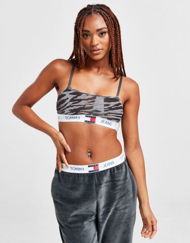 Tommy Jeans Velour Bandeau Bralette