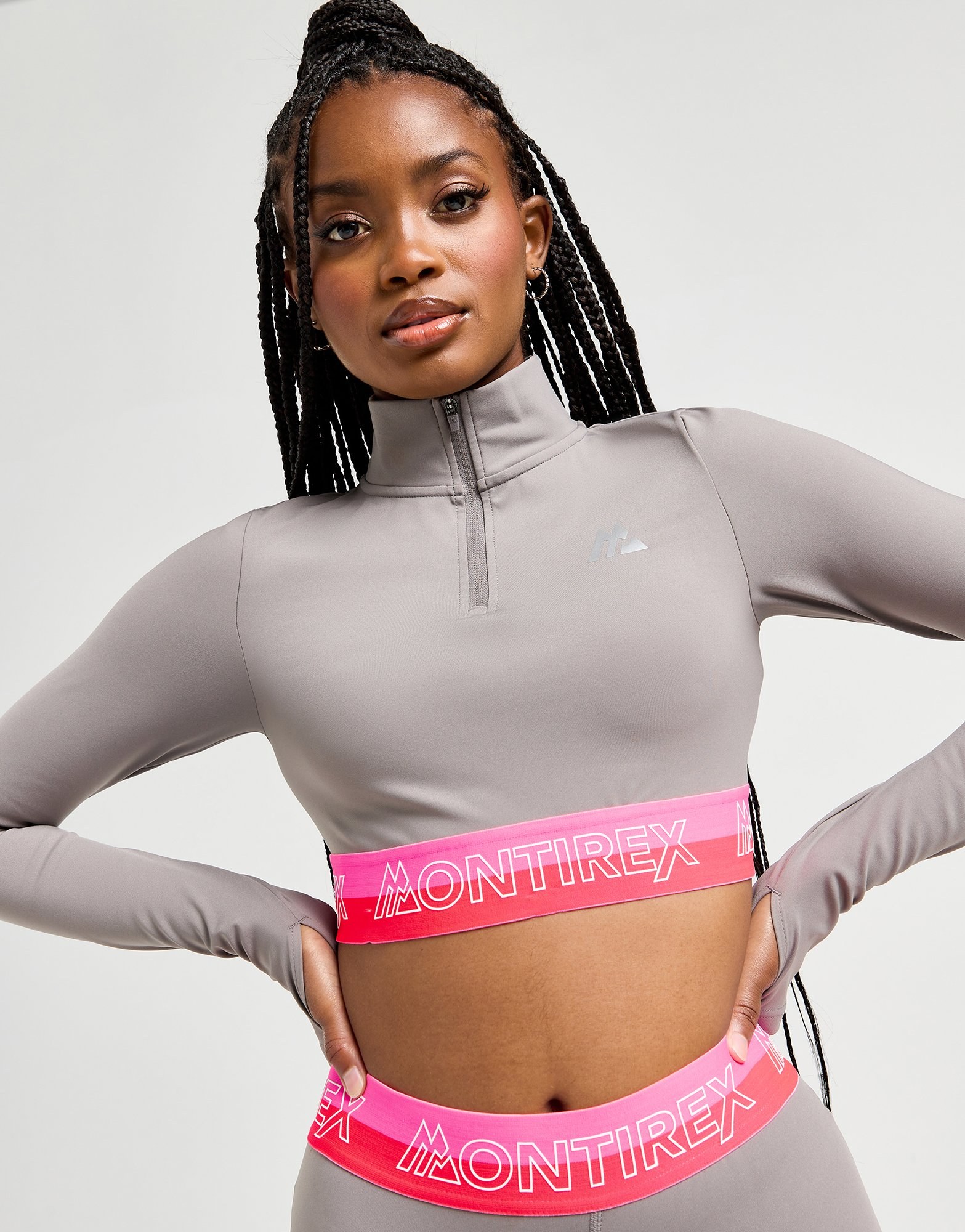 MONTIREX Icon Crop 1/4 Zip Top