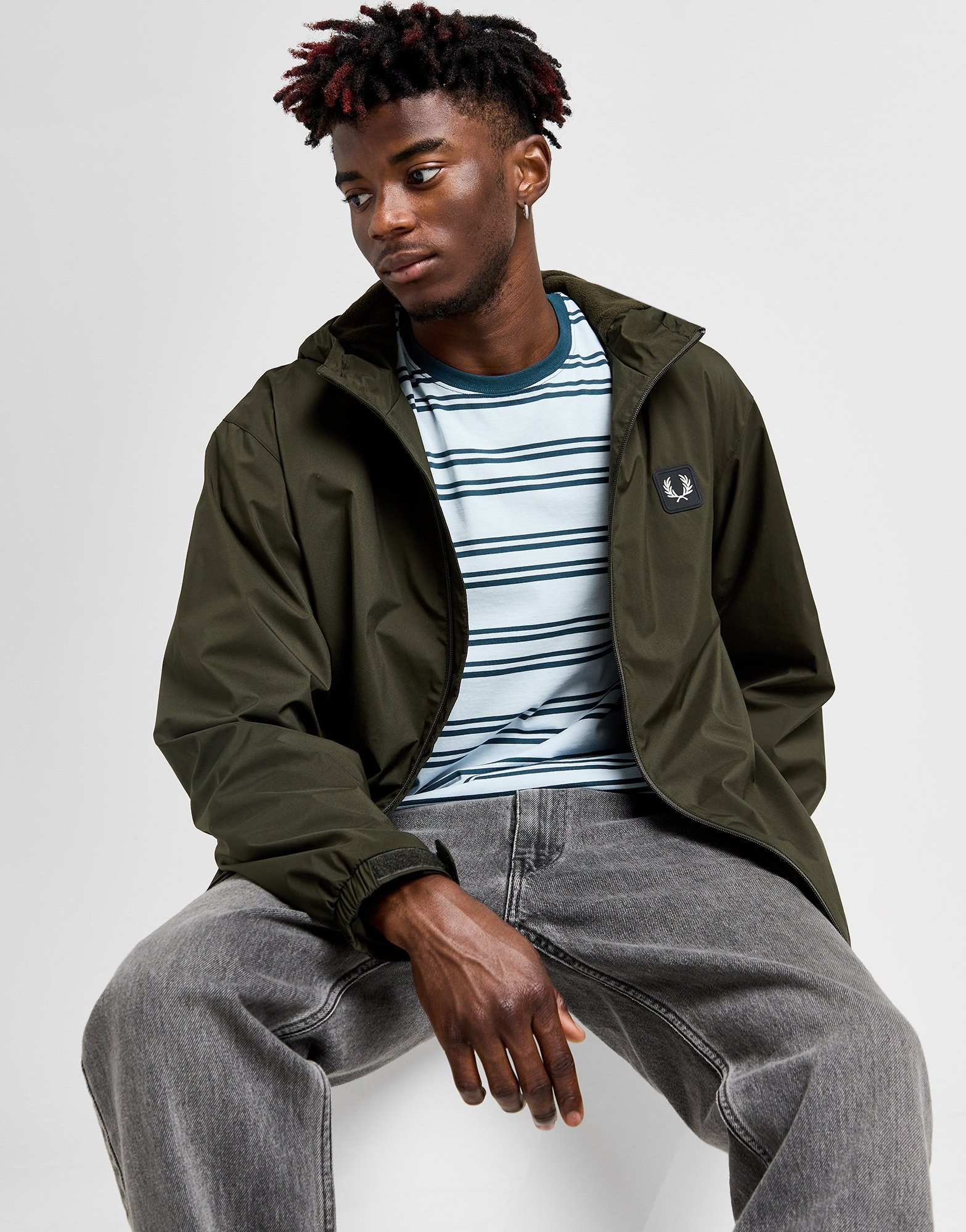 Fred Perry Badge Woven Jacke
