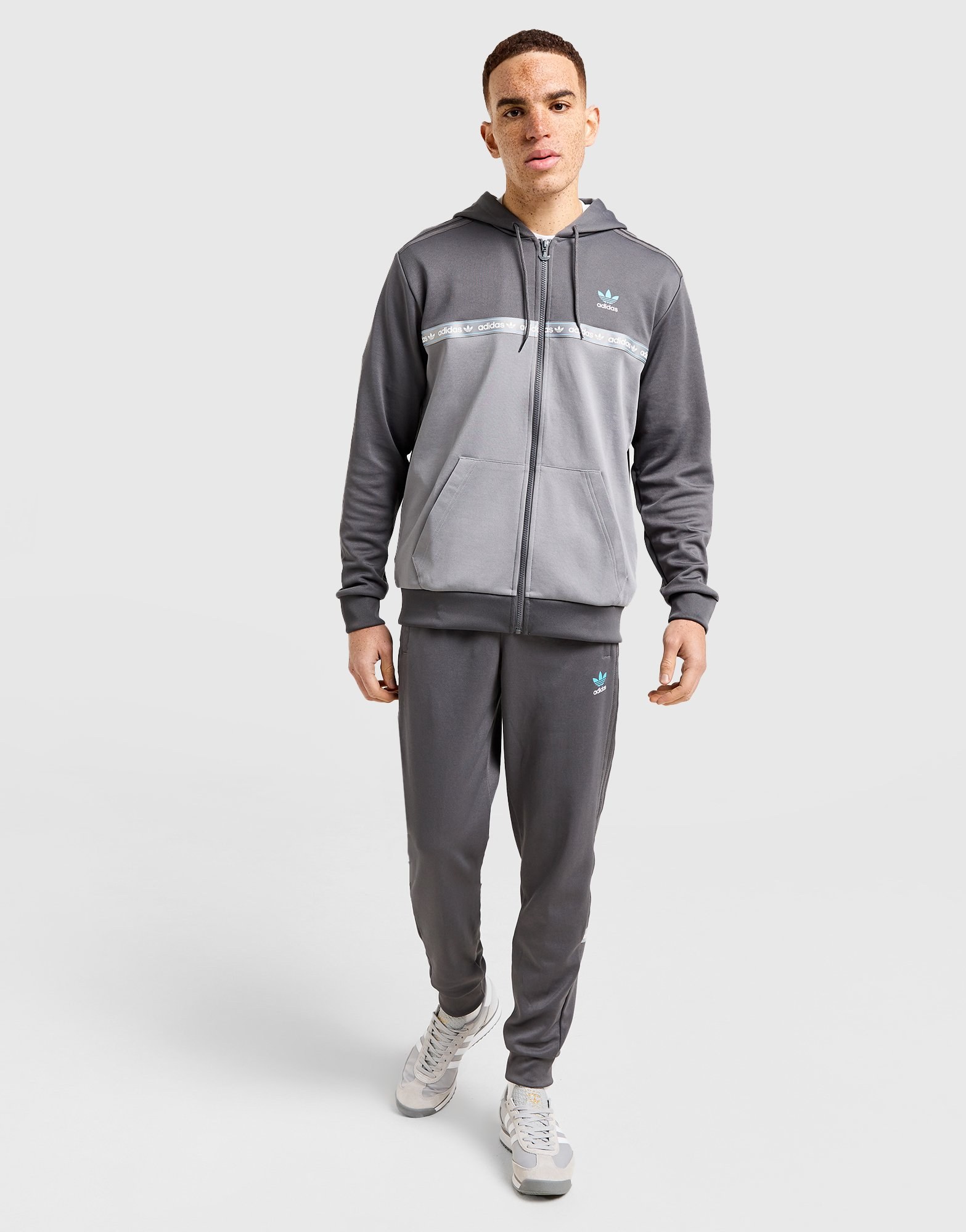 adidas Originals Full Zip Tape Hoodie