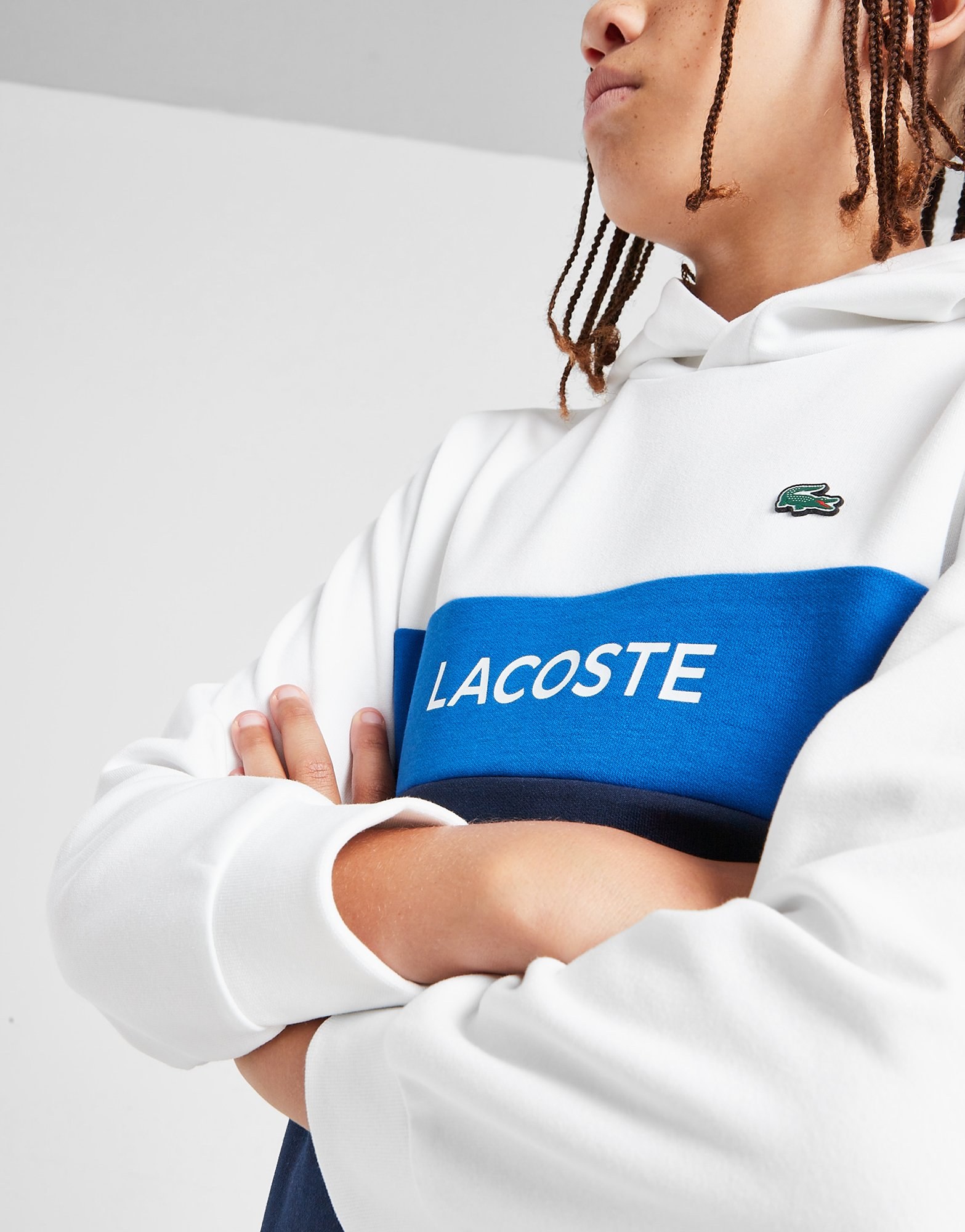 Lacoste Cut & Sew Overhead Hoodie Junior