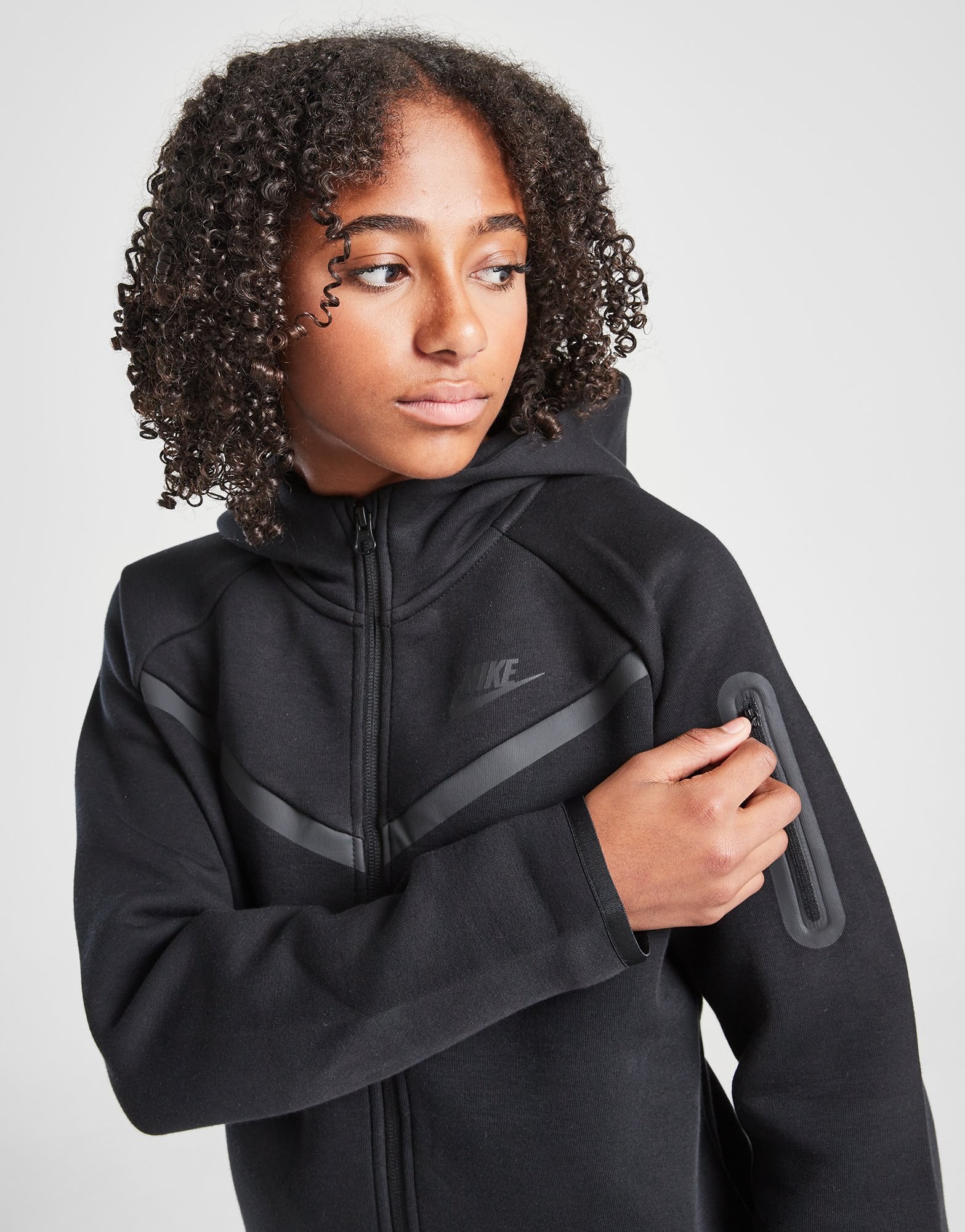 Nike Girls' Tech Fleece Full Zip Hoodie Junior