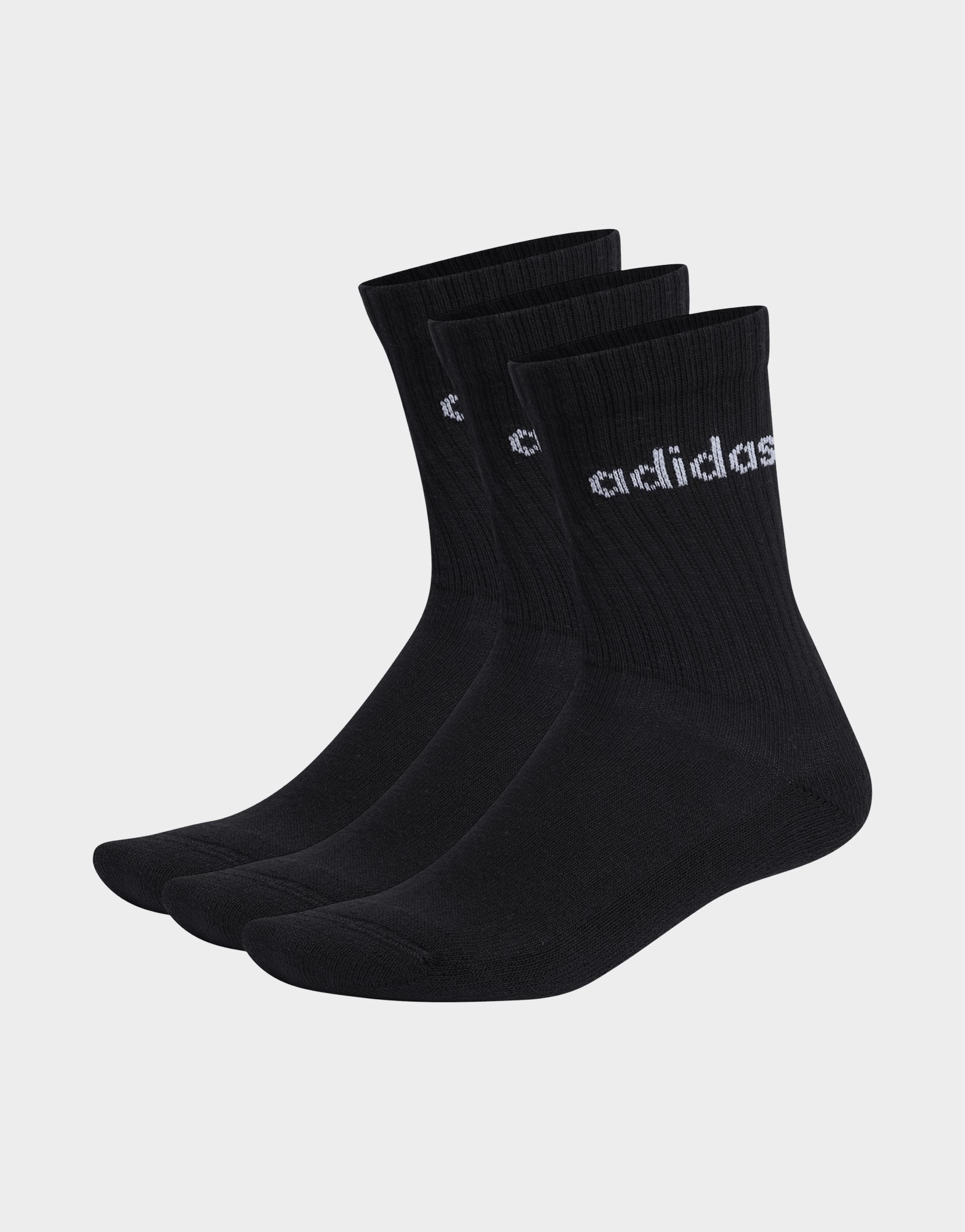 adidas Linear Crew Cushioned Socken, 3 Paar