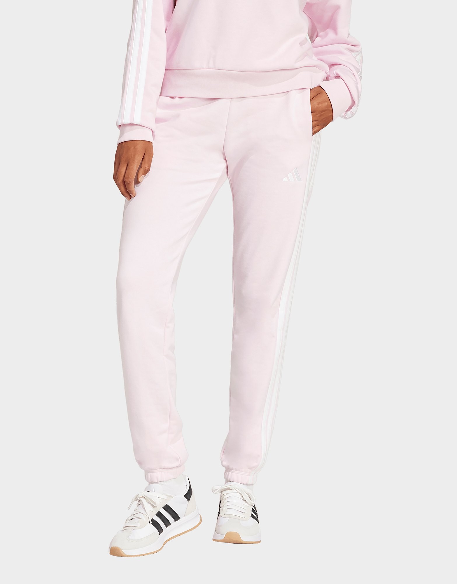 adidas Essentials 3-streifen French Terry Cuffed Hose