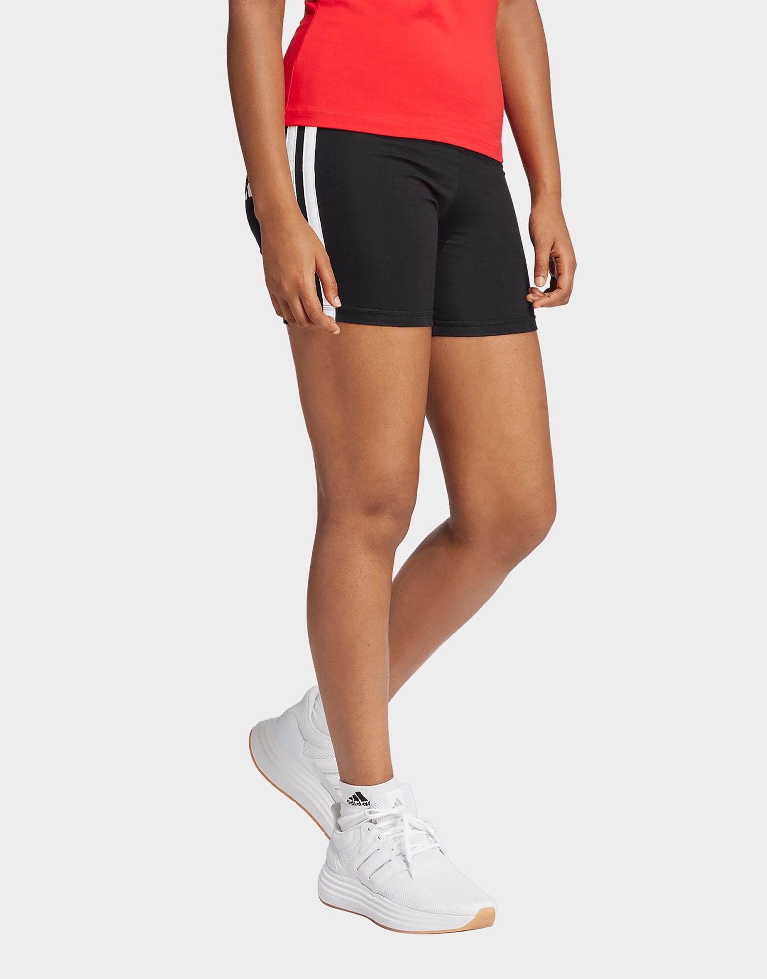 adidas Essentials 3-streifen High Waisted Kurze Leggings