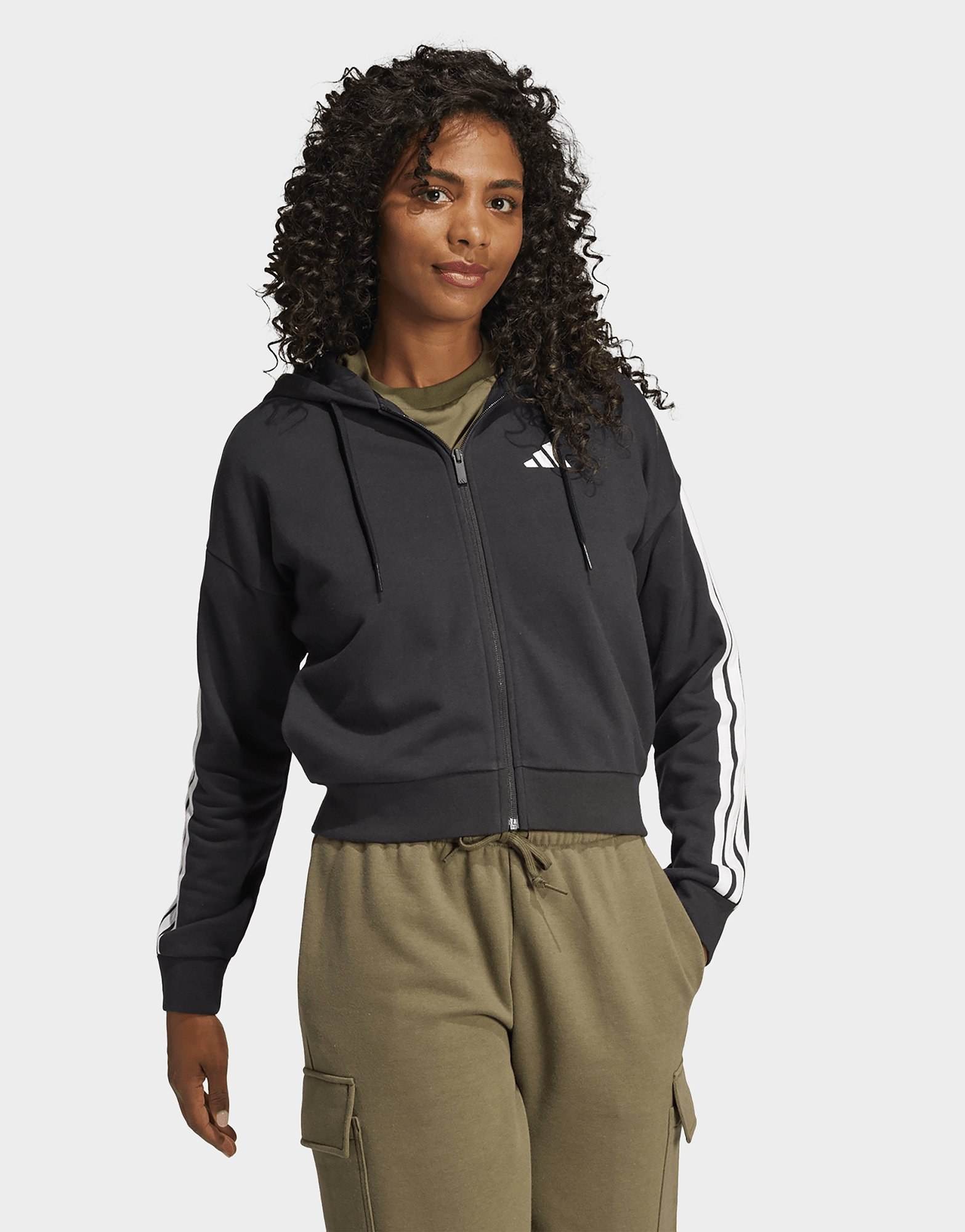 adidas Essentials 3-streifen French Terry Kapuzenjacke