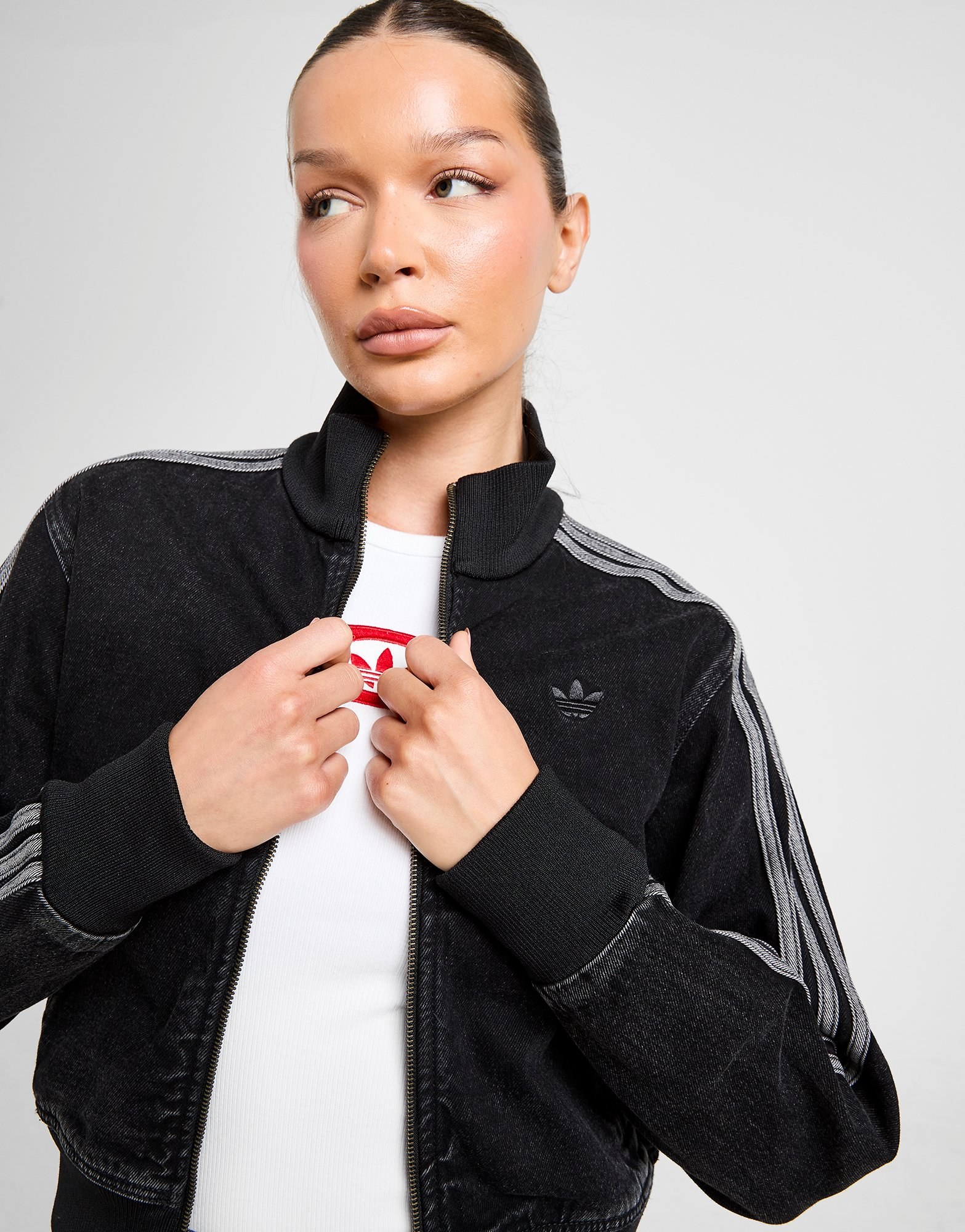 adidas Originals Denim Firebird Trainingsoberteil Damen