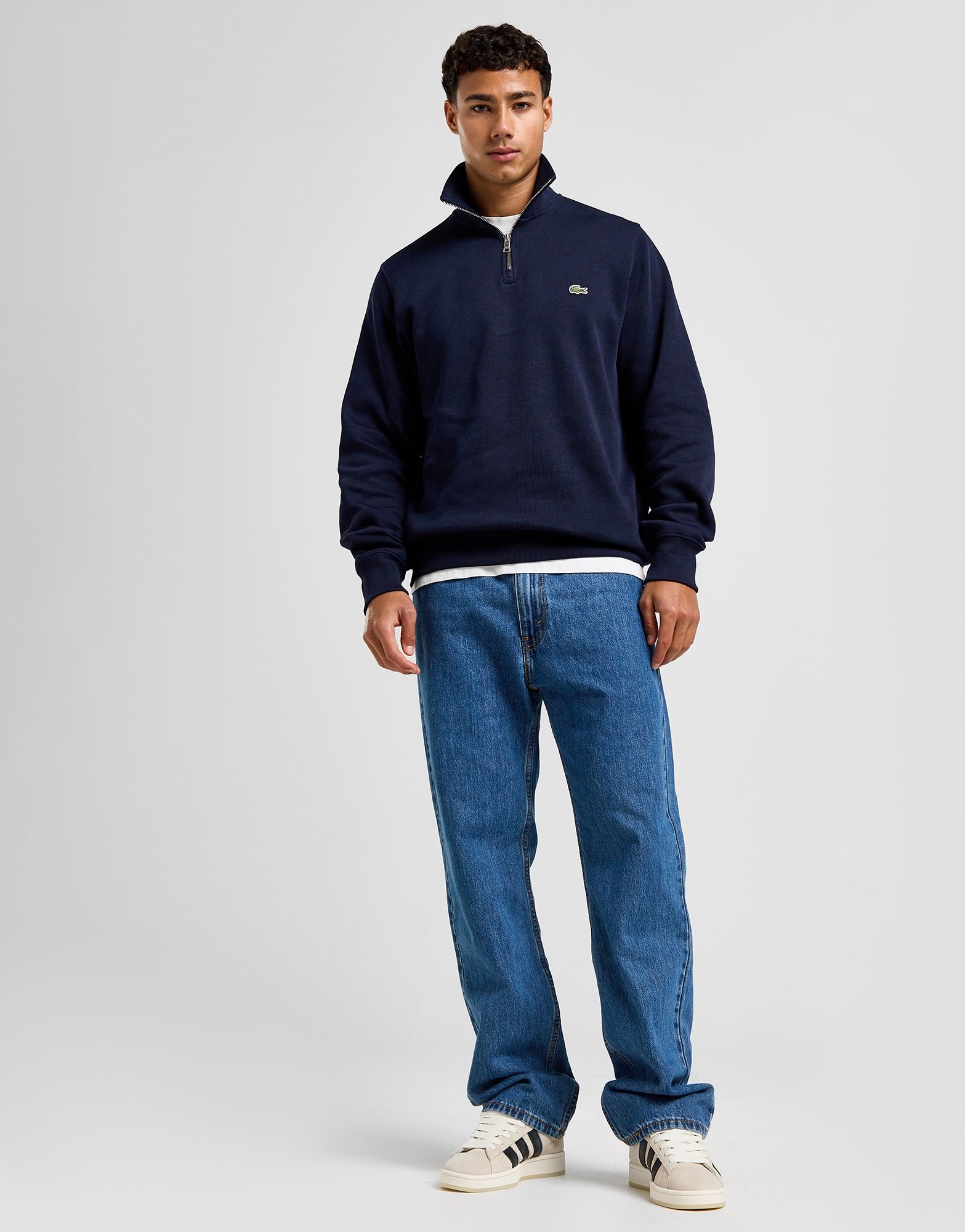 Lacoste 1/2 Zip Crew Sweatshirt