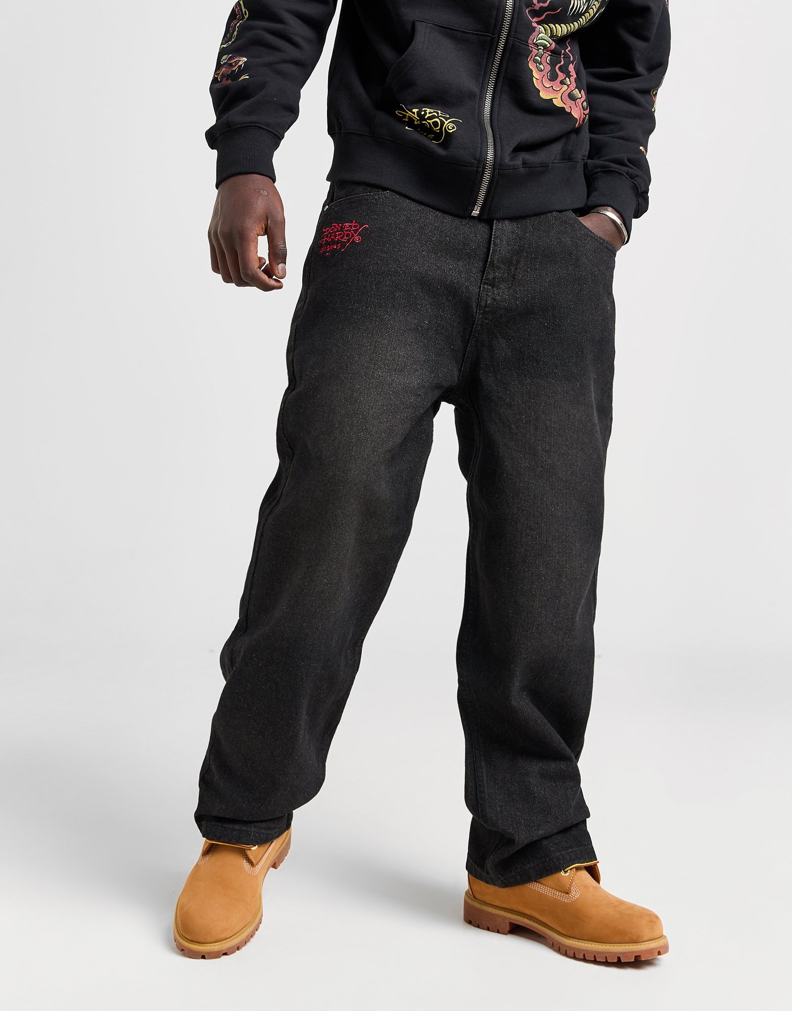 Ed Hardy Dragon Diamante Jeans