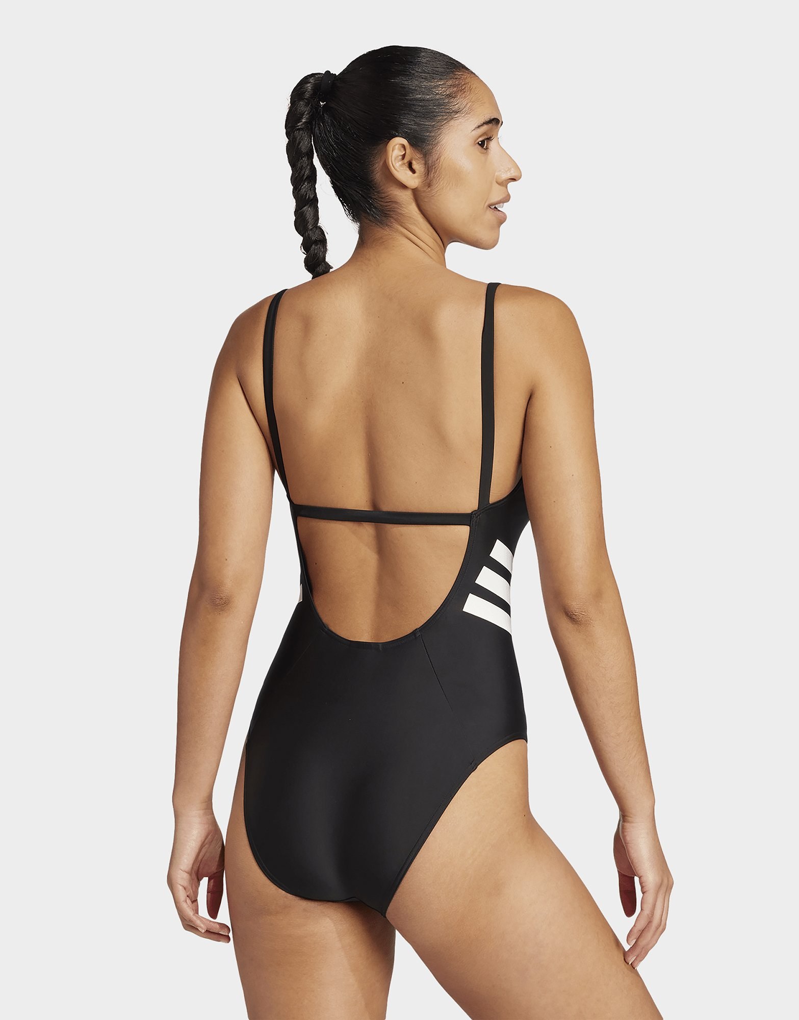 adidas 3-streifen U-back Badeanzug