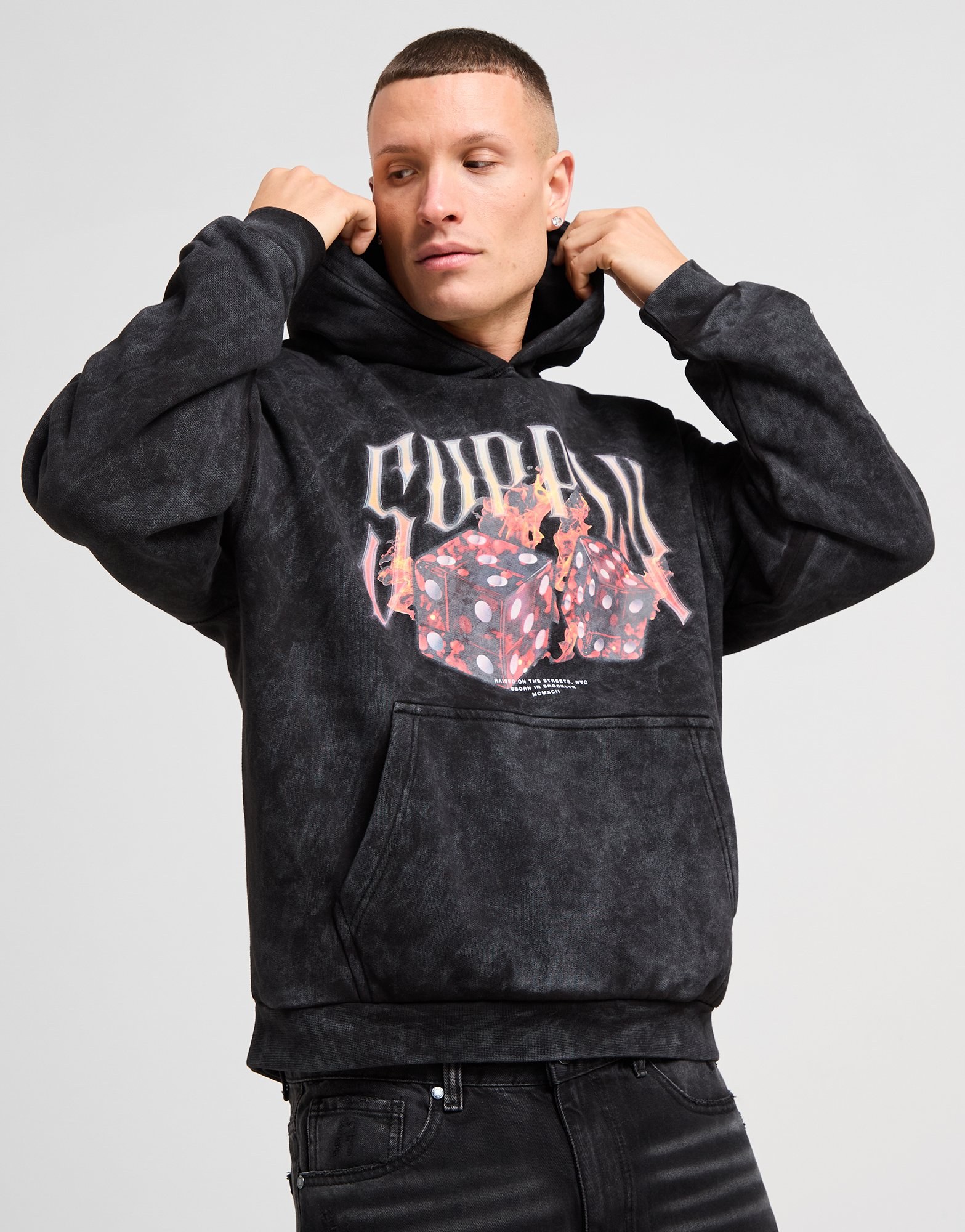 Supply & Demand Fire Dice Hoodie