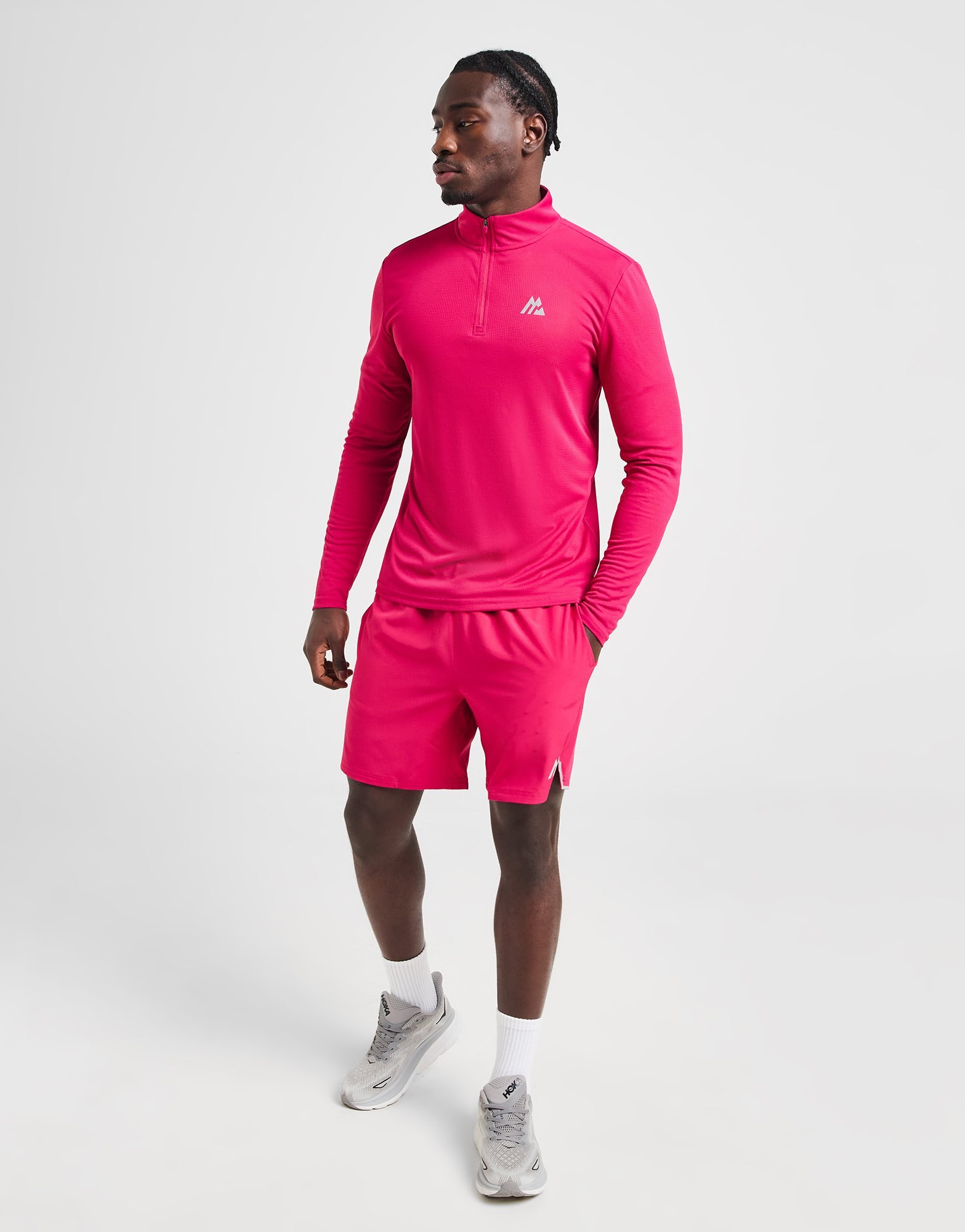 MONTIREX Peak Grid 1/4 Zip Top