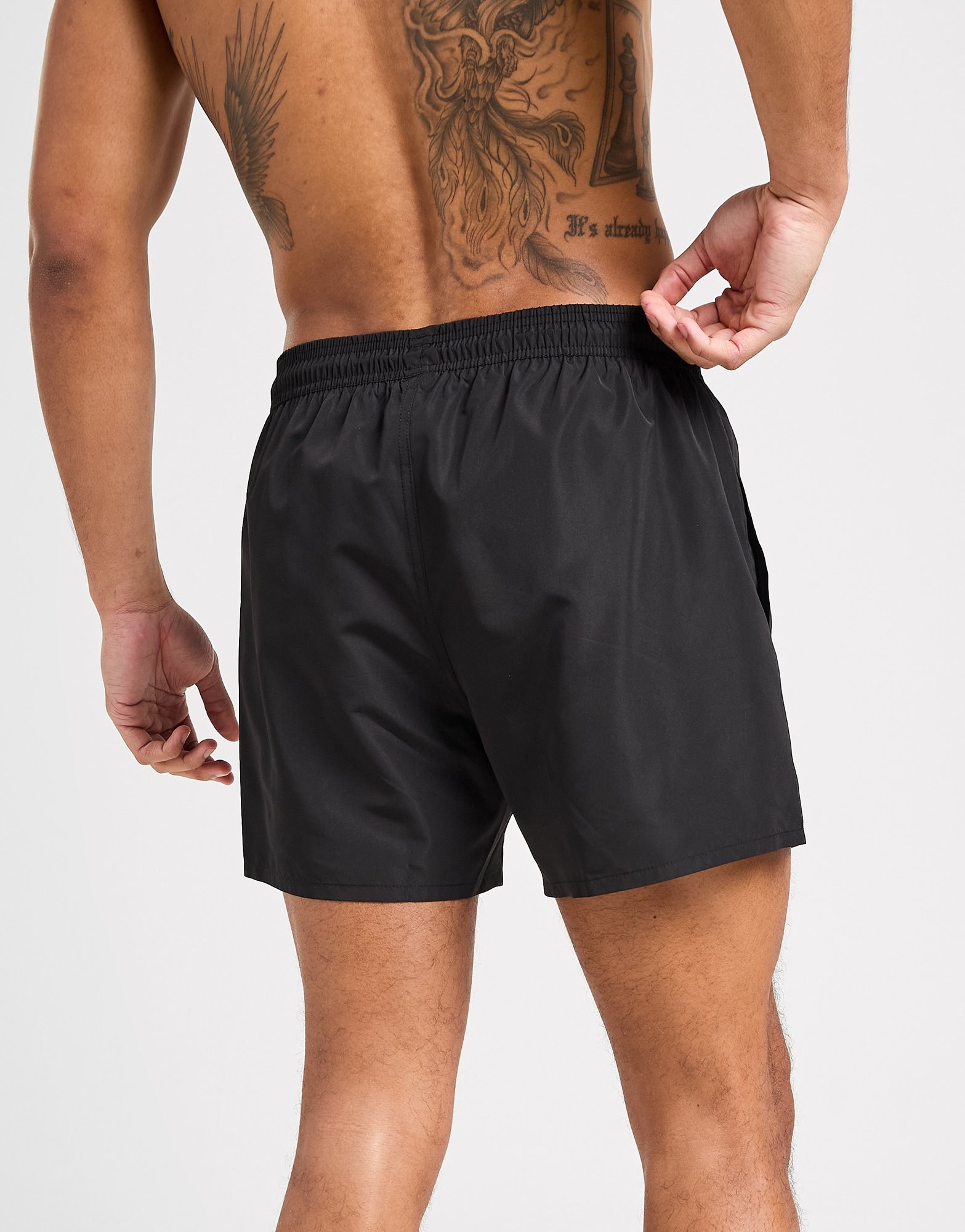 EA7 Emporio Armani Gold Badge Badeshorts