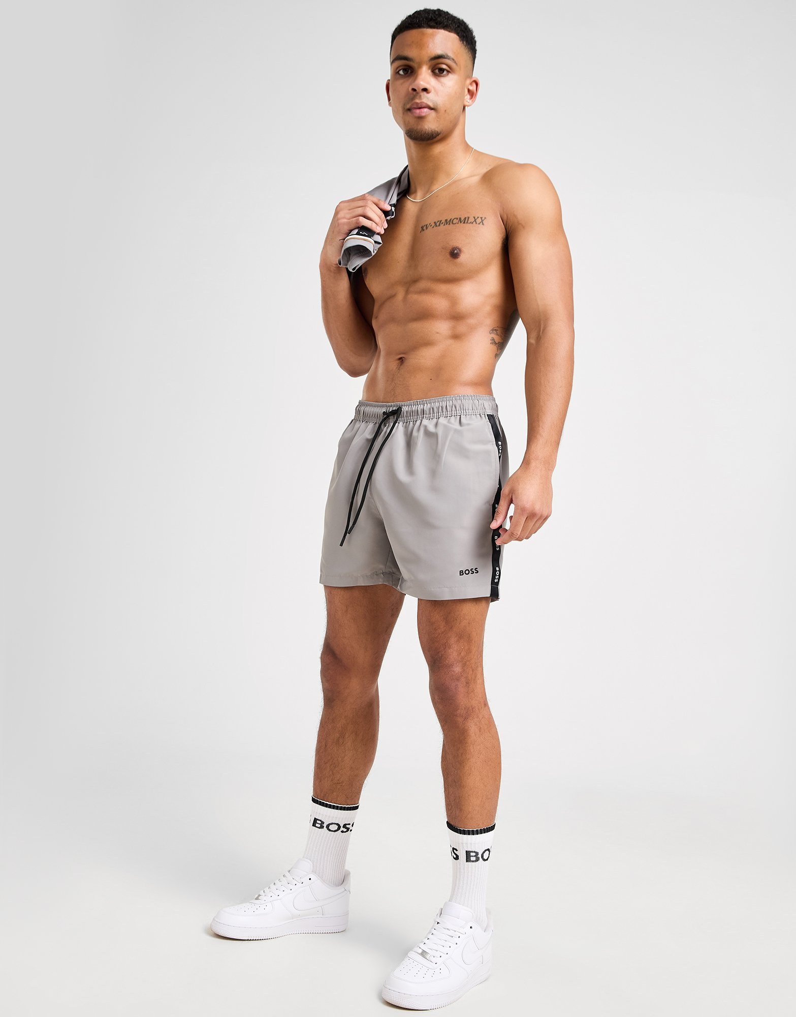 BOSS Repeat Tape Badeshorts