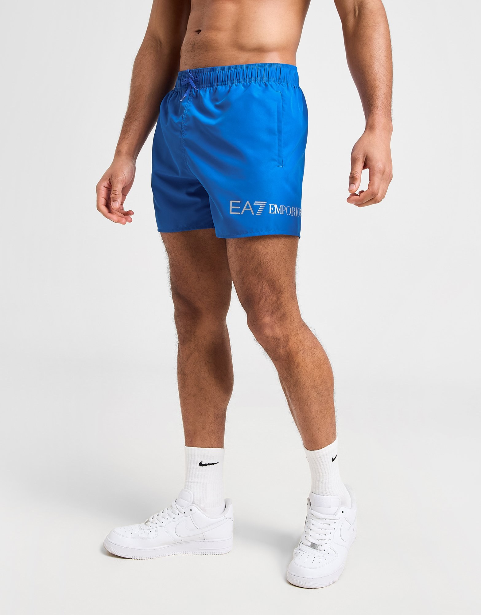 EA7 Emporio Armani Text Logo Badeshorts