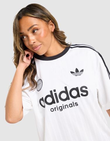 adidas Originals Fußball Oversized T-Shirt Damen
