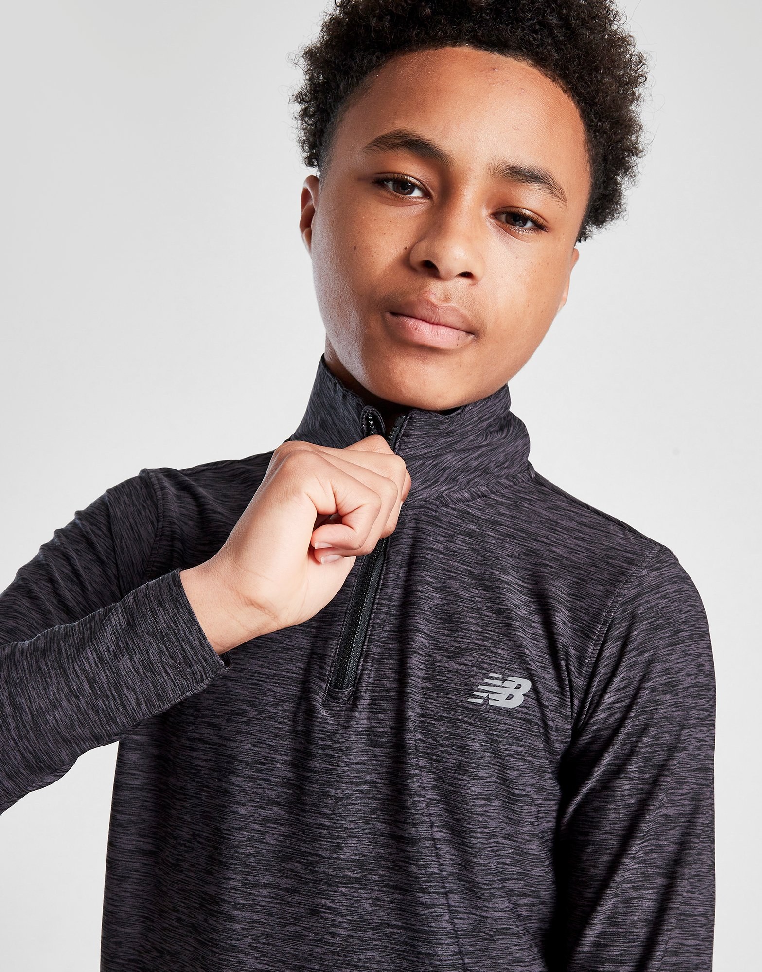New Balance Accelerate 1/4 Zip Top Junior