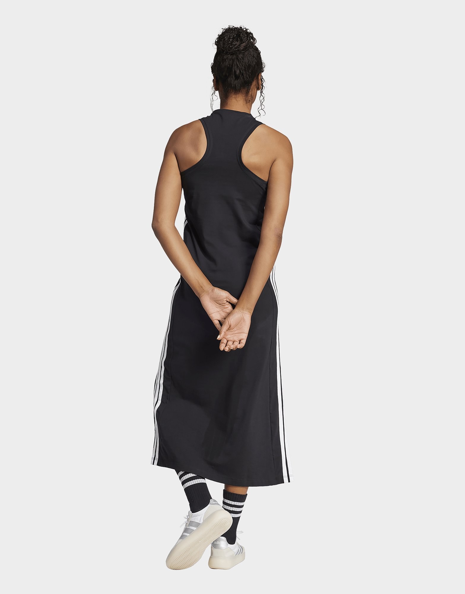 adidas Essentials 3-streifen Long Racerback Kleid