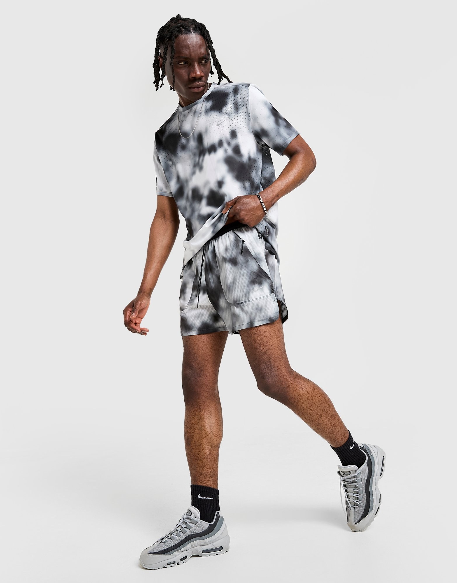 Nike Running Division All Over Print Shorts