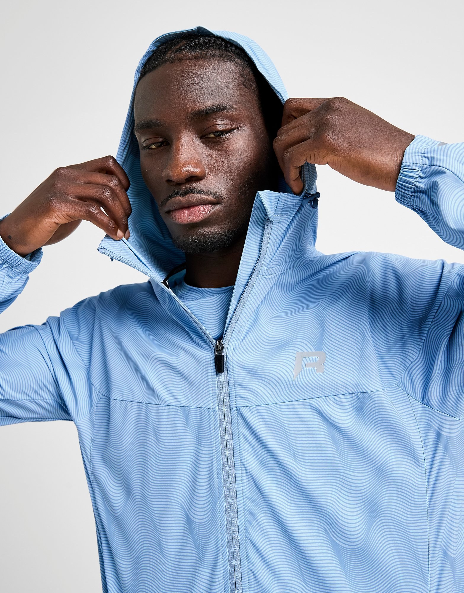 Reprimo Ripple All Over Print Windbreaker