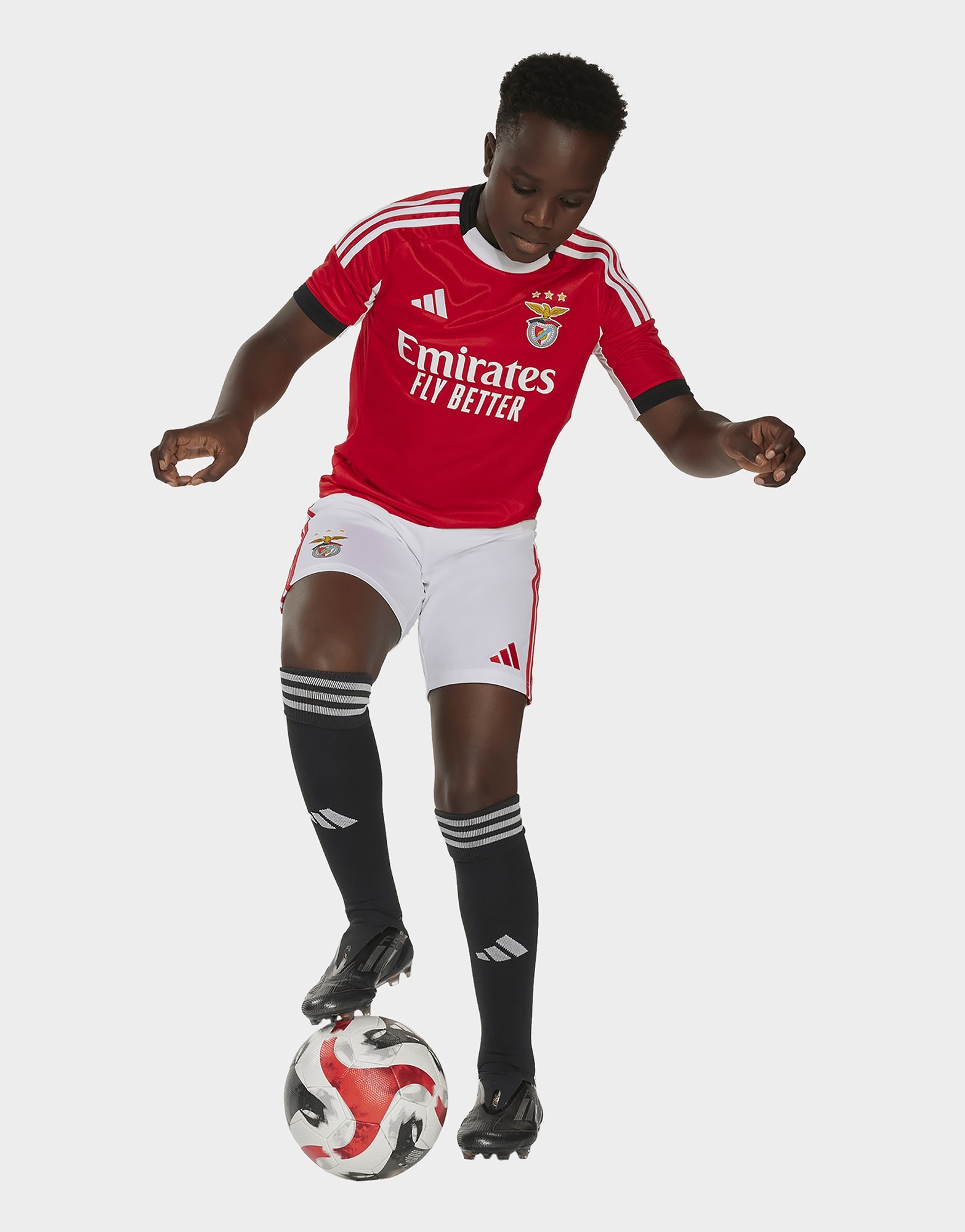 adidas Benfica Lissabon 25/26 Kids Heimtrikot