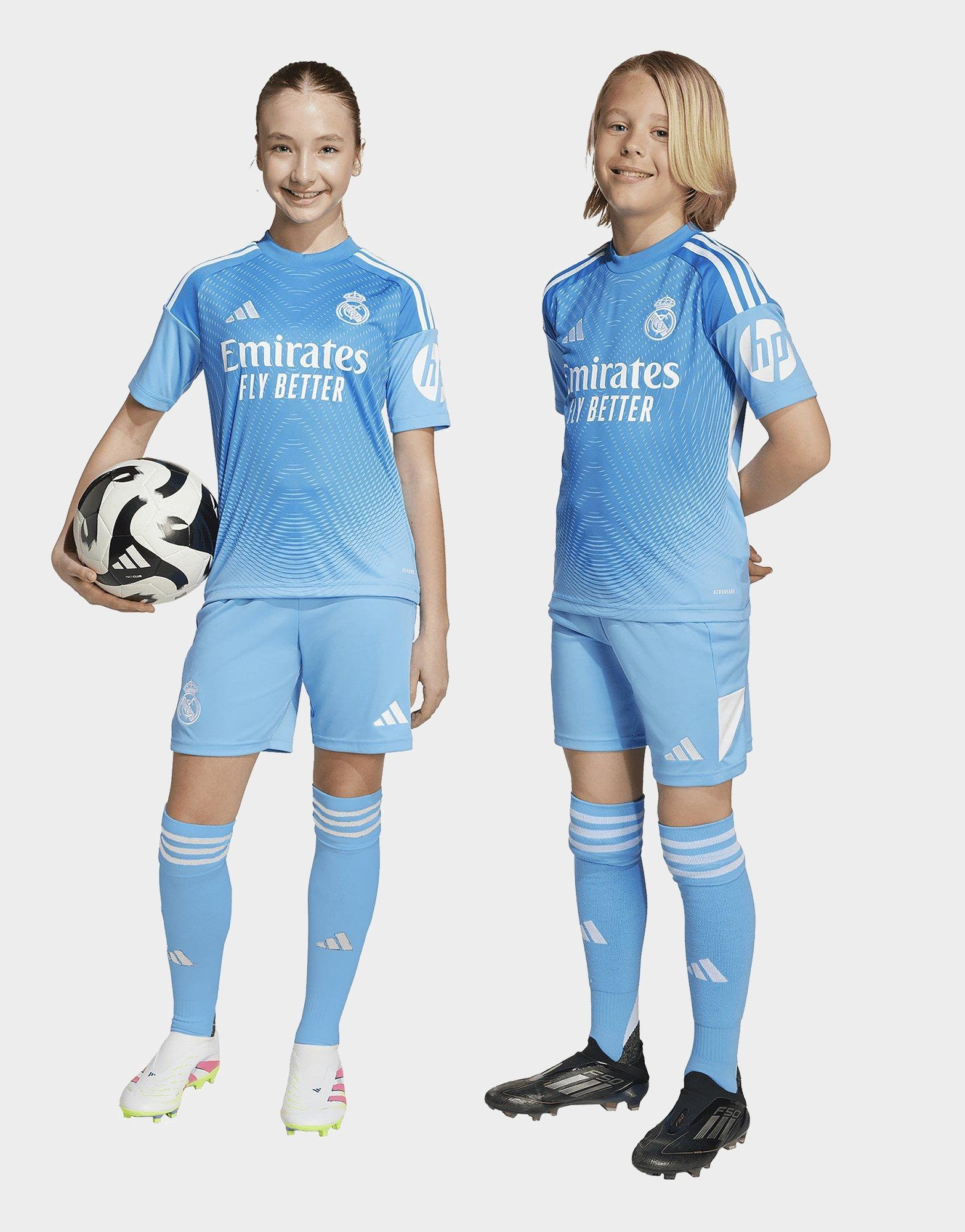 adidas Real Madrid 25/26 Kids Heim-Torwartausrüstung