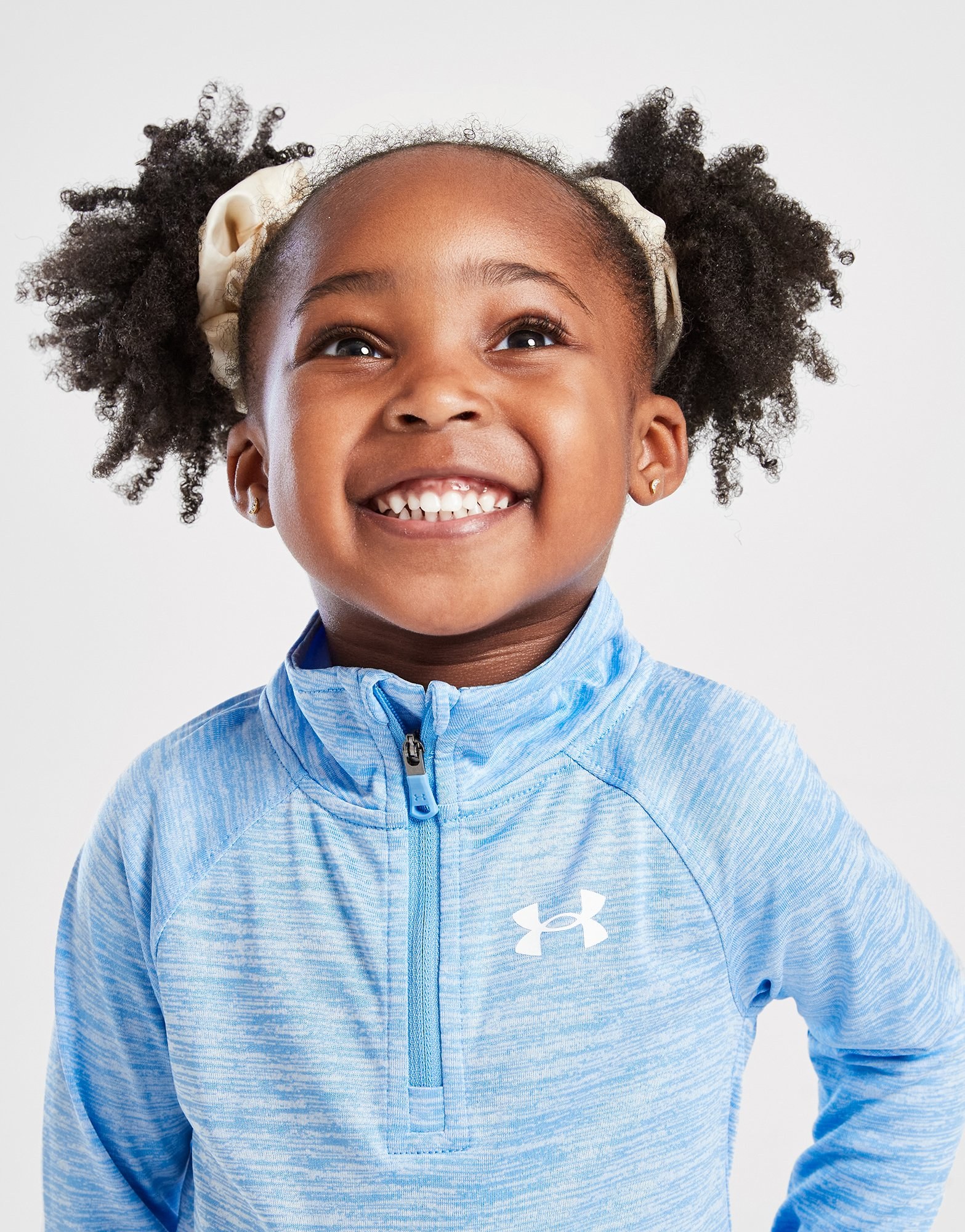 Under Armour Girls' Fade 1/4 Zip Trainingsoberteil/Leggings Set Babys