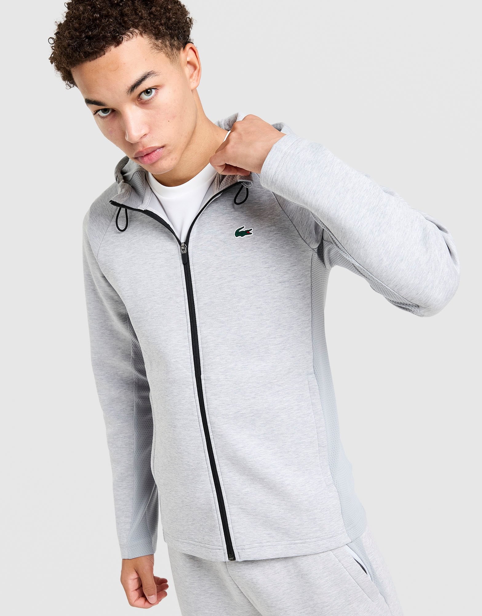 Lacoste Tech Knit Full Zip Hoodie