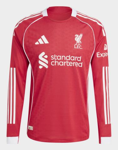 adidas Fc Liverpool 25/26 Langärmeliges Heimtrikot Authentic
