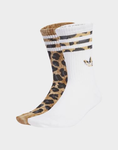 adidas Leopard Crew Socken, 2 Paar