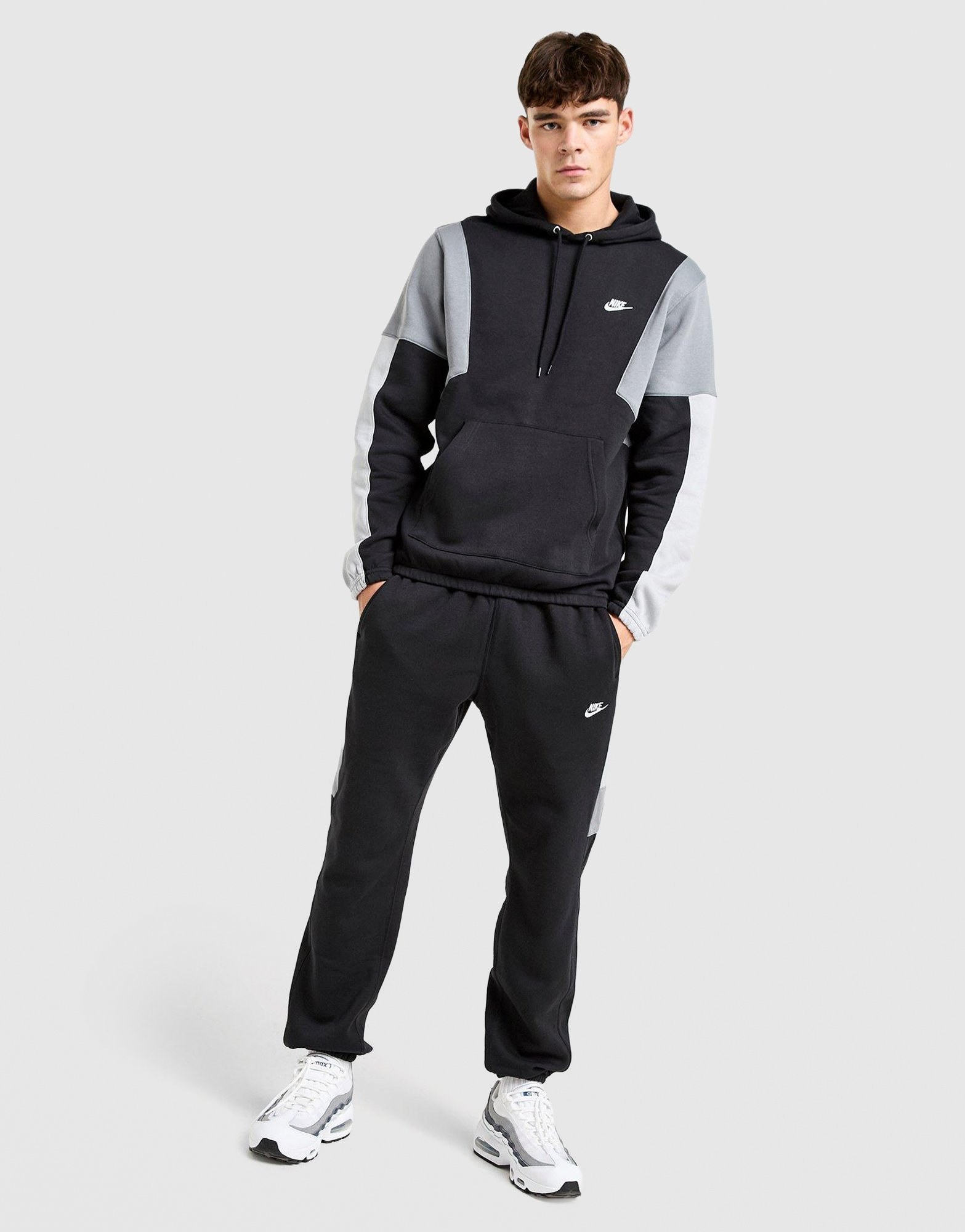 Nike Club Fleece Colour Block Hoodie