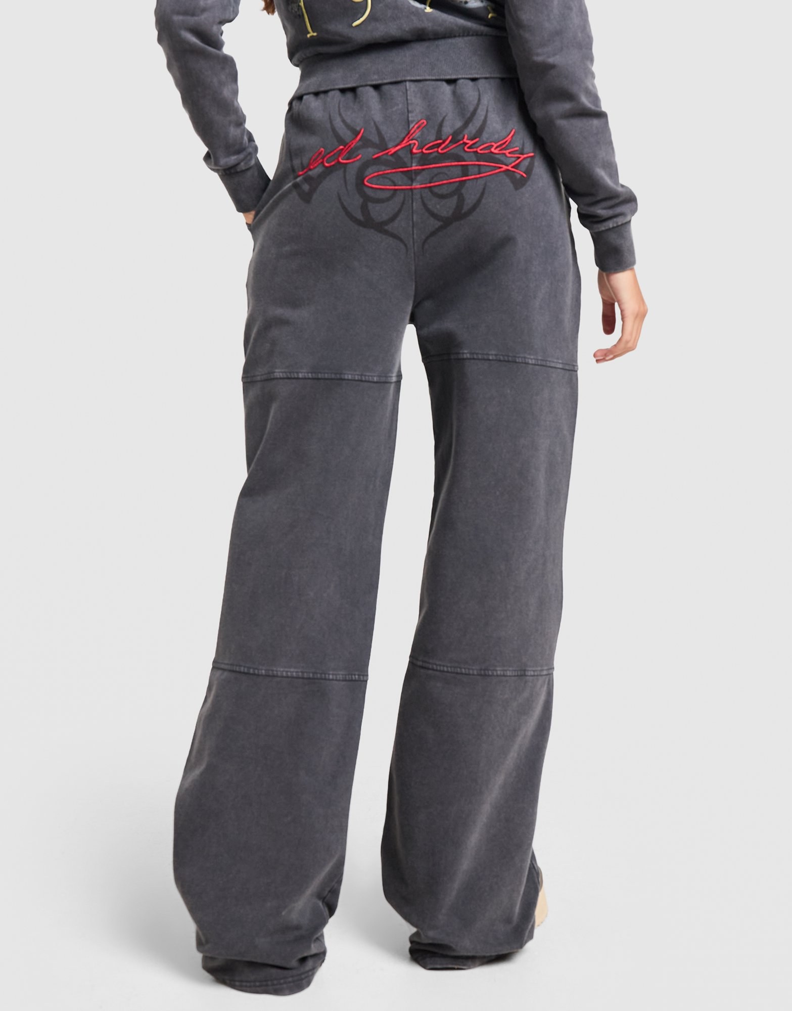 Ed Hardy Flame Tiger Wide Jogginghose Damen