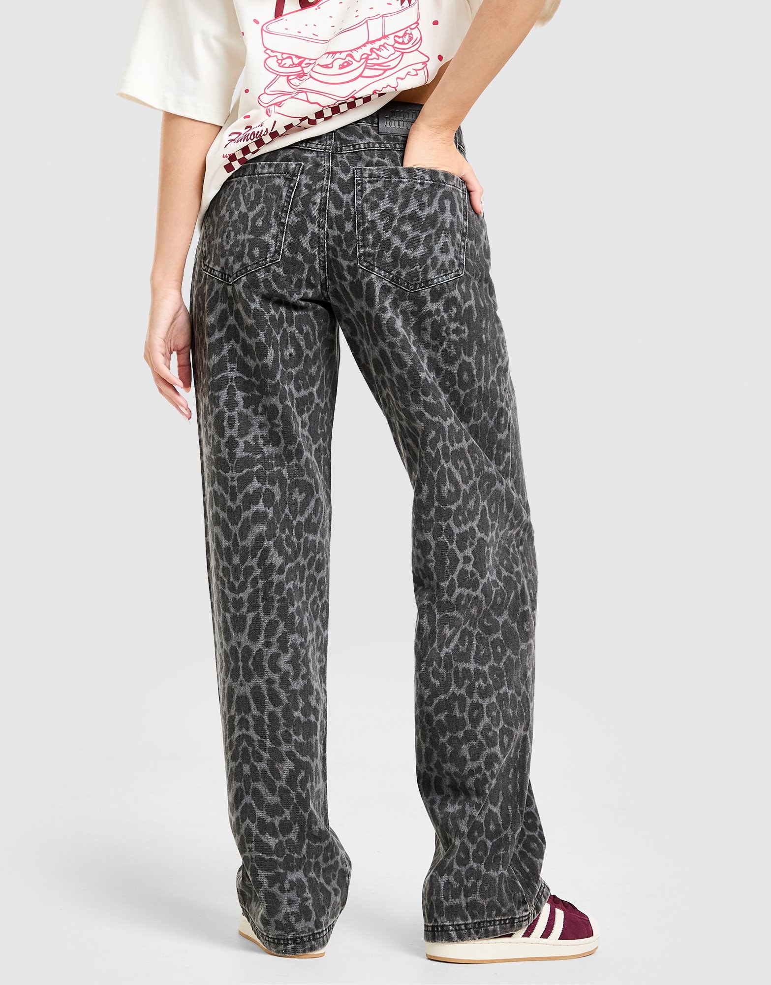 Unlike Humans Mid-Rise Loose Jeans Damen