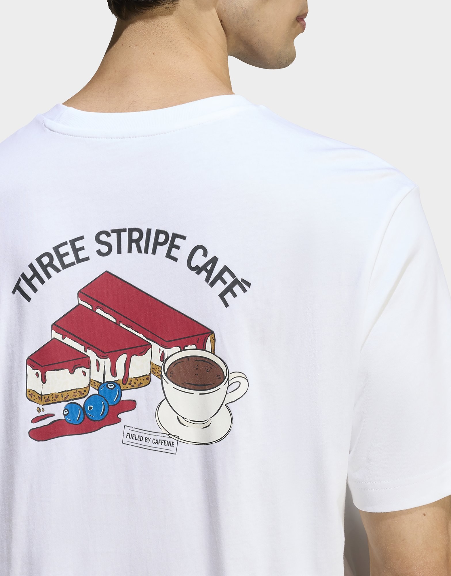 adidas Coffee Cafe Cheesecake Grafik T-shirt