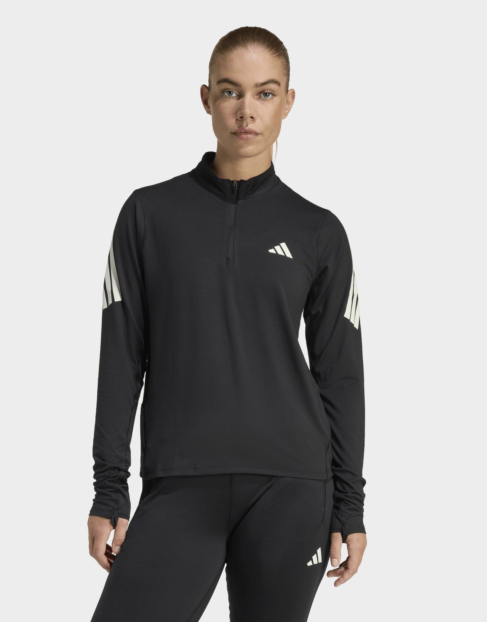 adidas Adi365 Iconic Running Pullover, Reißverschluss Bis Zur Brust