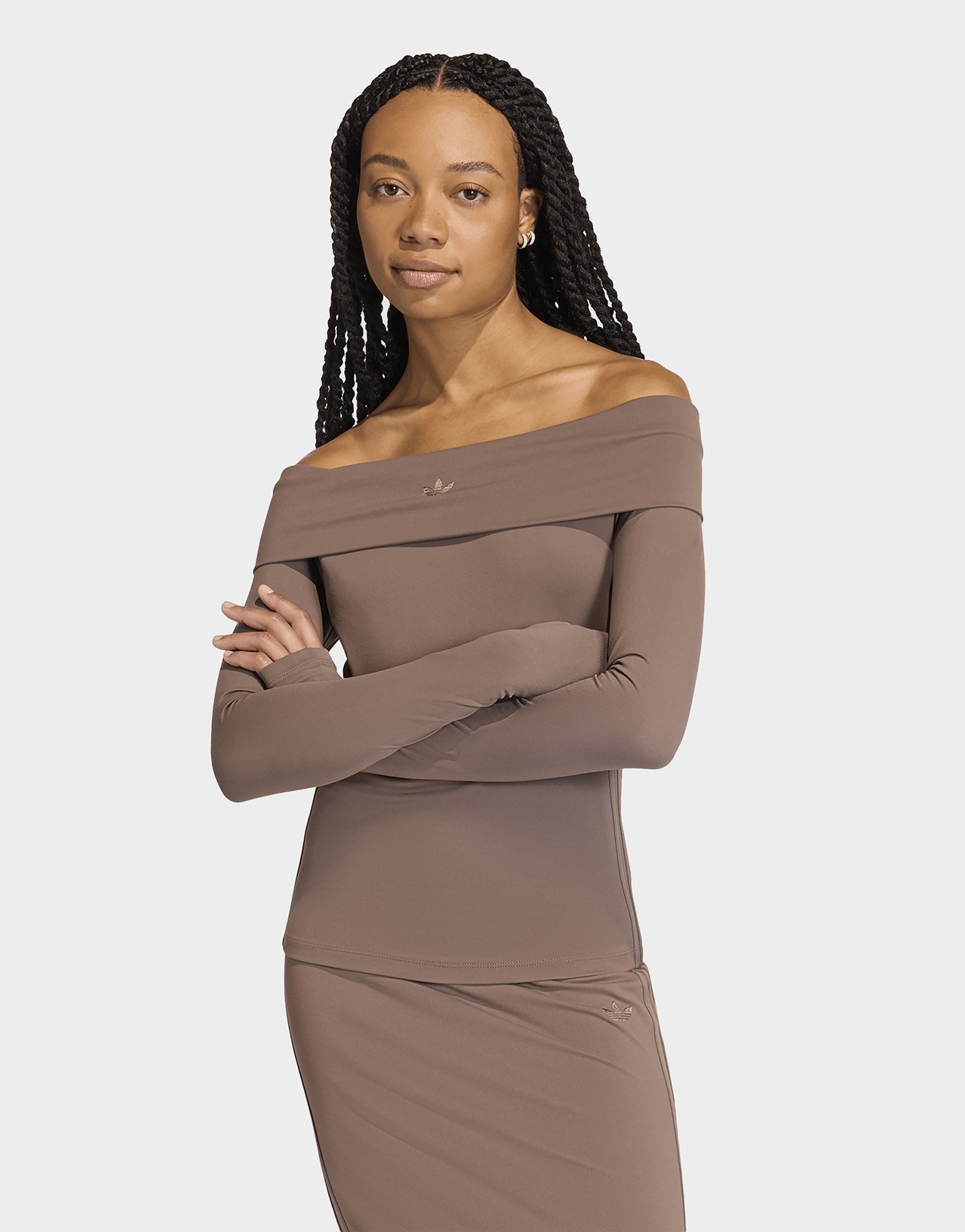 adidas Originals Off-shoulder Longsleeve